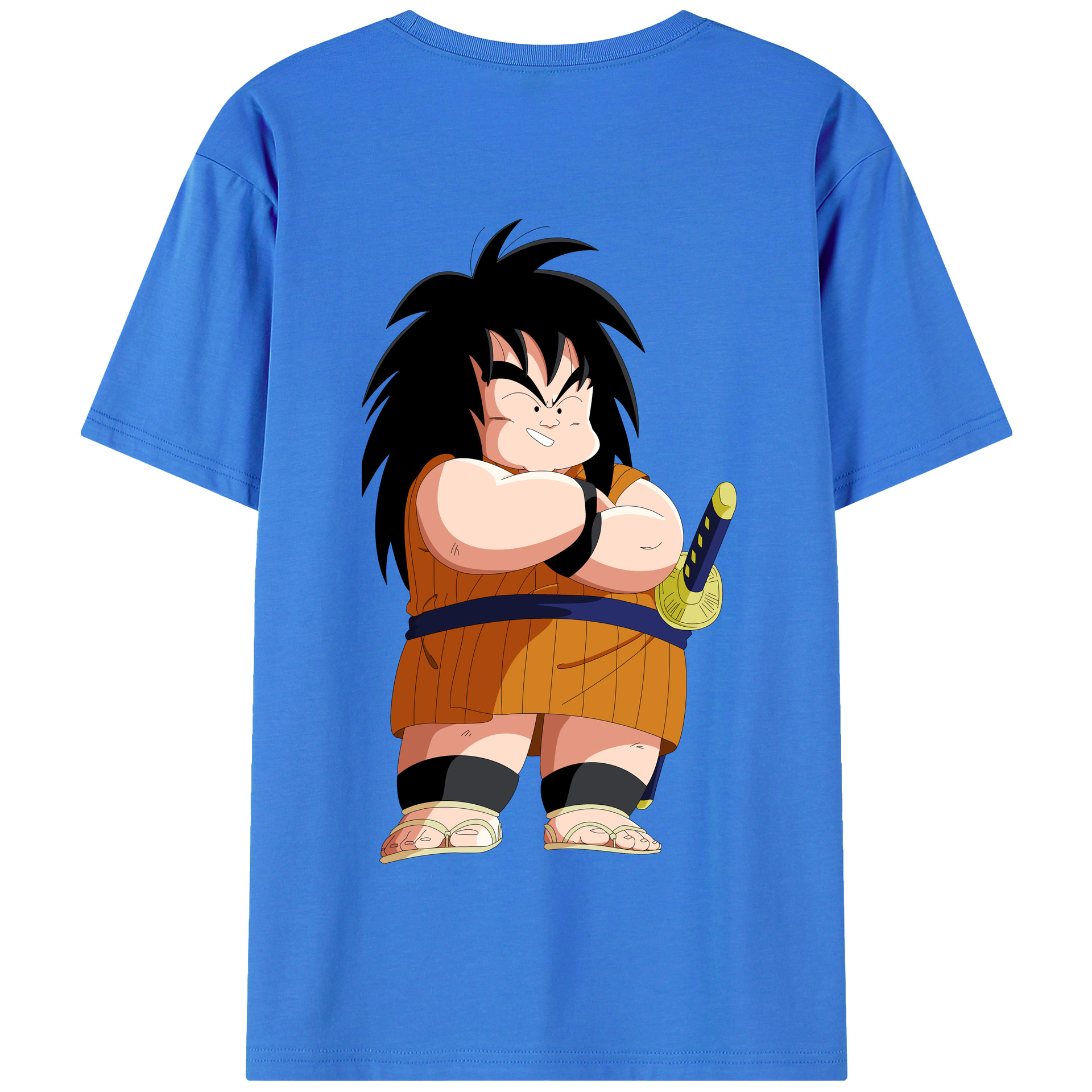 （画像用） ドラゴンボール やじろべえ DRAGON BALL Yajirobe 綿100％半袖Tシャツ（背面プリント）