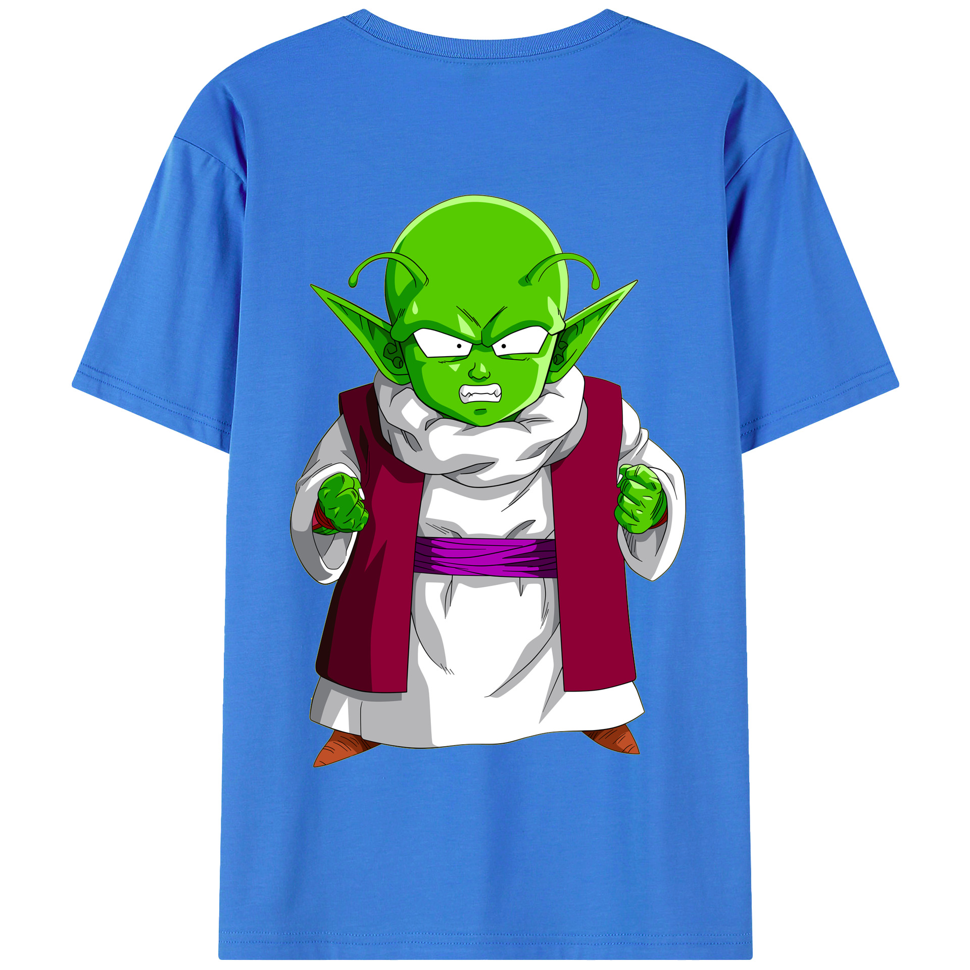 （画像用） ドラゴンボール ピッコロ DRAGON BALL Piccolo 綿100％半袖Tシャツ（背面プリント）