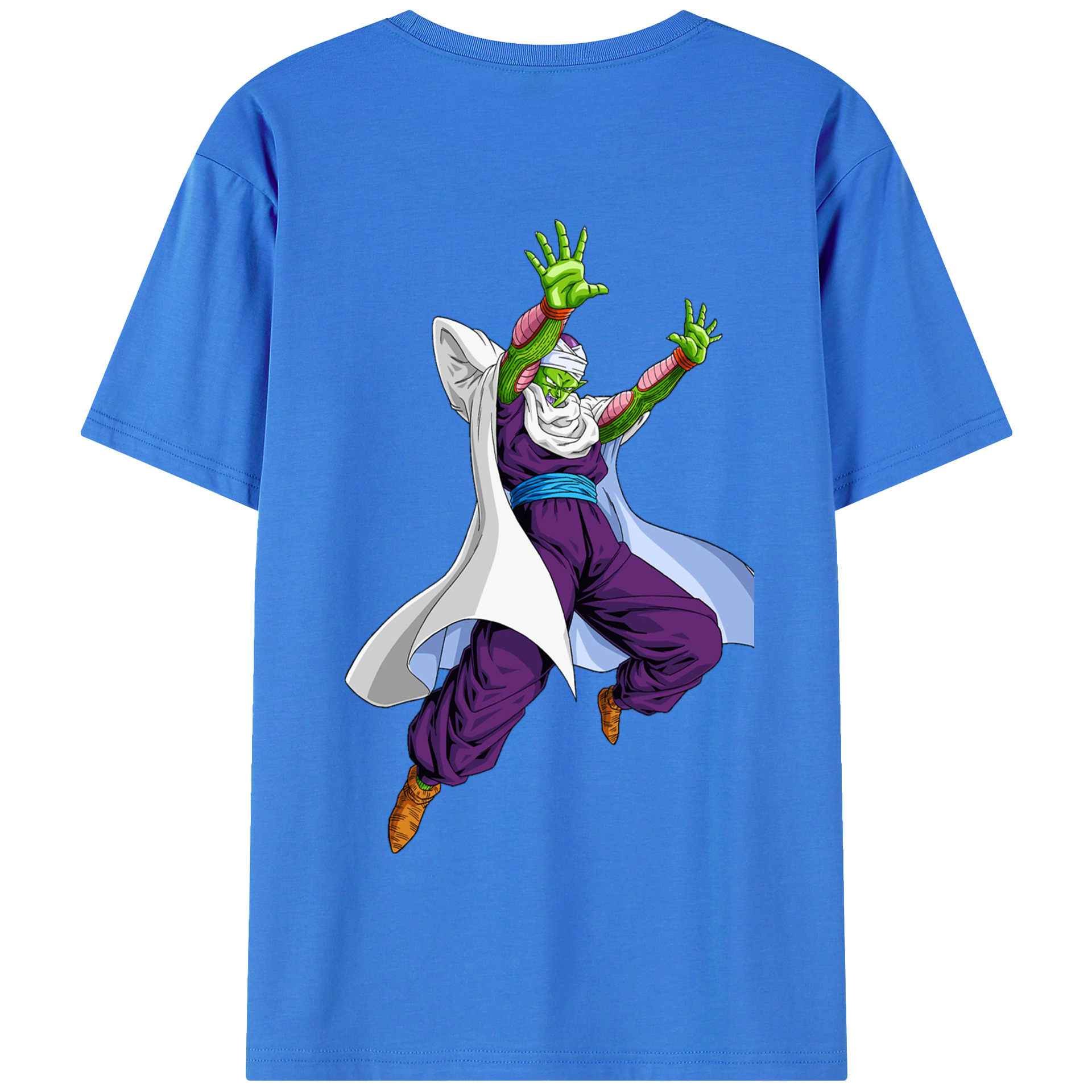 （画像用） ドラゴンボール ピッコロ DRAGON BALL Piccolo 綿100％半袖Tシャツ（背面プリント）