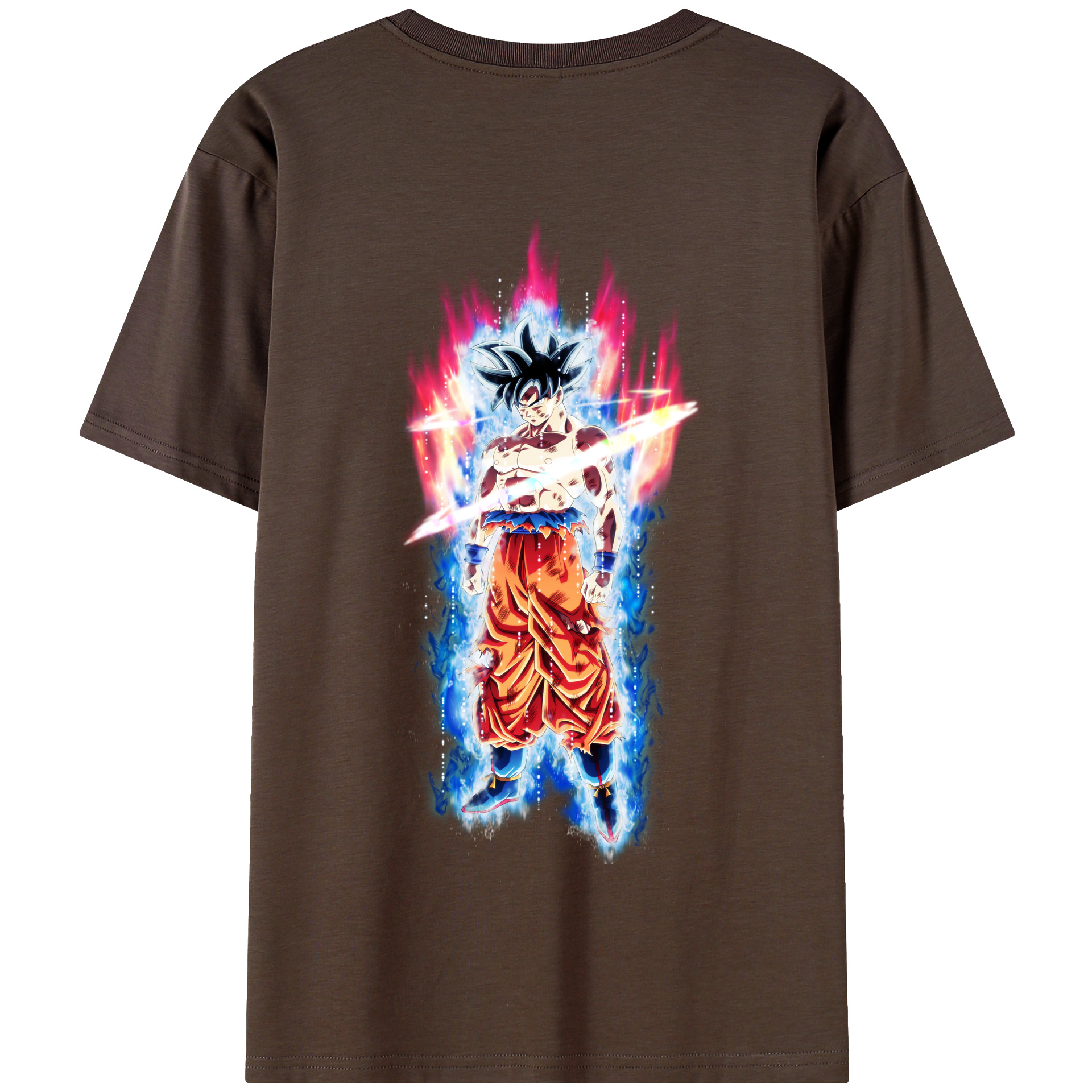 （画像用） ドラゴンボール 孫悟空（そん ごくう）Son Goku カカロット DRAGON BALL Kakarotto 綿100％半袖Tシャツ（背面プリント）