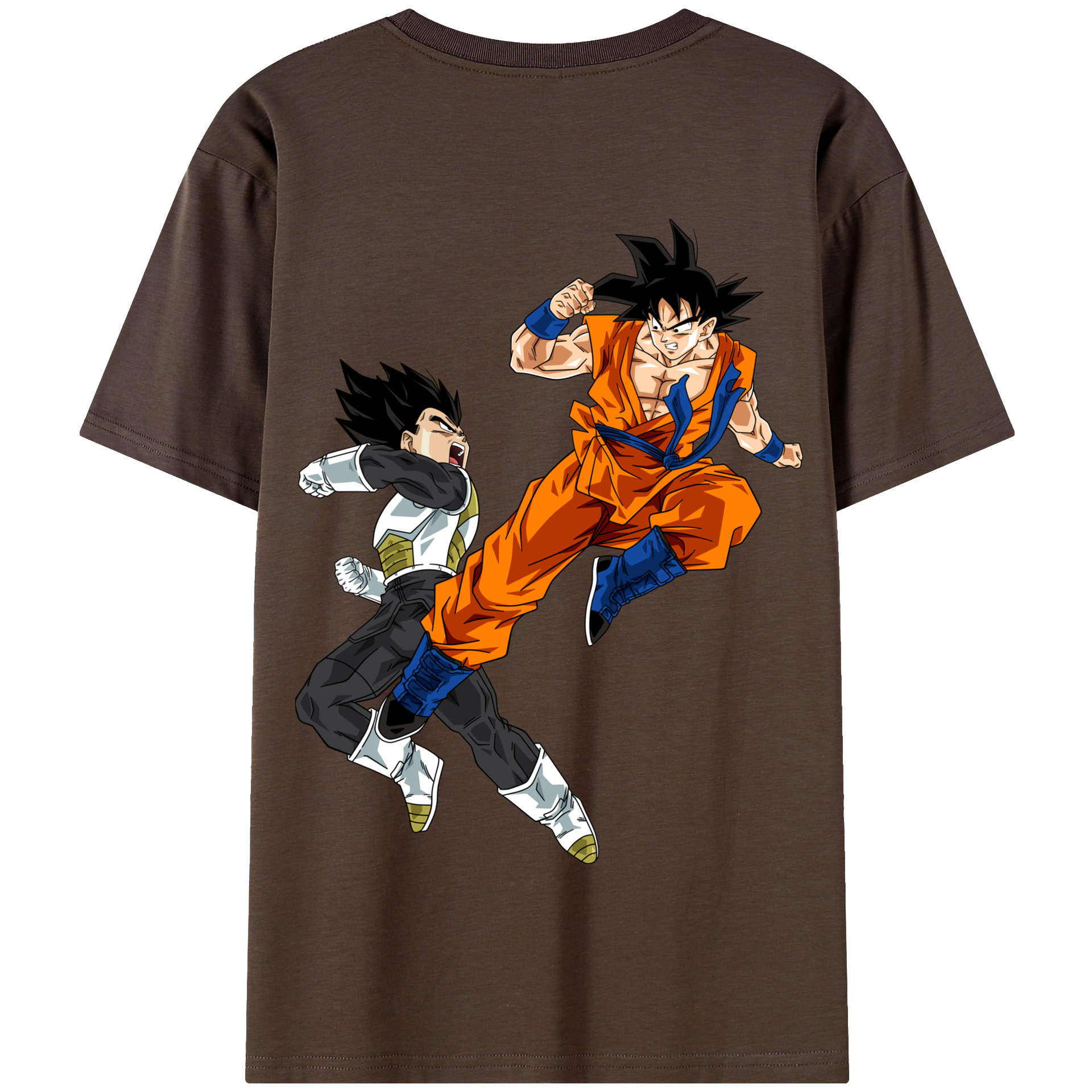（画像用） ドラゴンボール 孫悟空（そん ごくう）Son Goku カカロット DRAGON BALL Kakarotto 綿100％半袖Tシャツ（背面プリント）