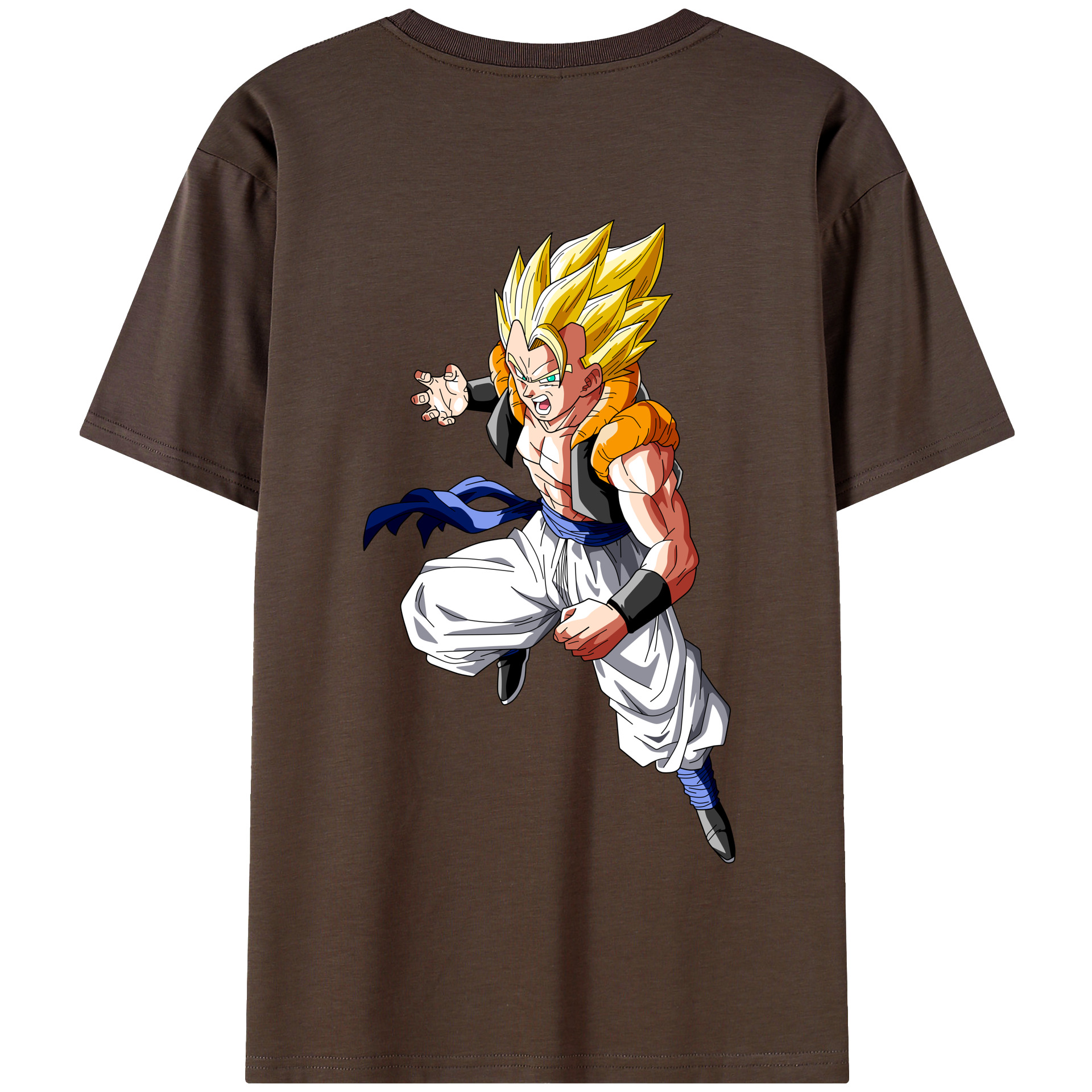 （画像用） ドラゴンボール ベジータ四世（Bejīta Yonsei）DRAGON BALL Vegeta IV 綿100％半袖Tシャツ（背面プリント）