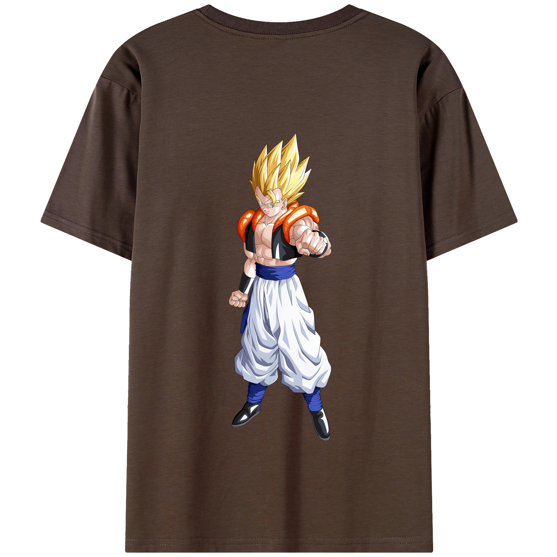 （画像用） ドラゴンボール ベジータ四世（Bejīta Yonsei）DRAGON BALL Vegeta IV 綿100％半袖Tシャツ（背面プリント）