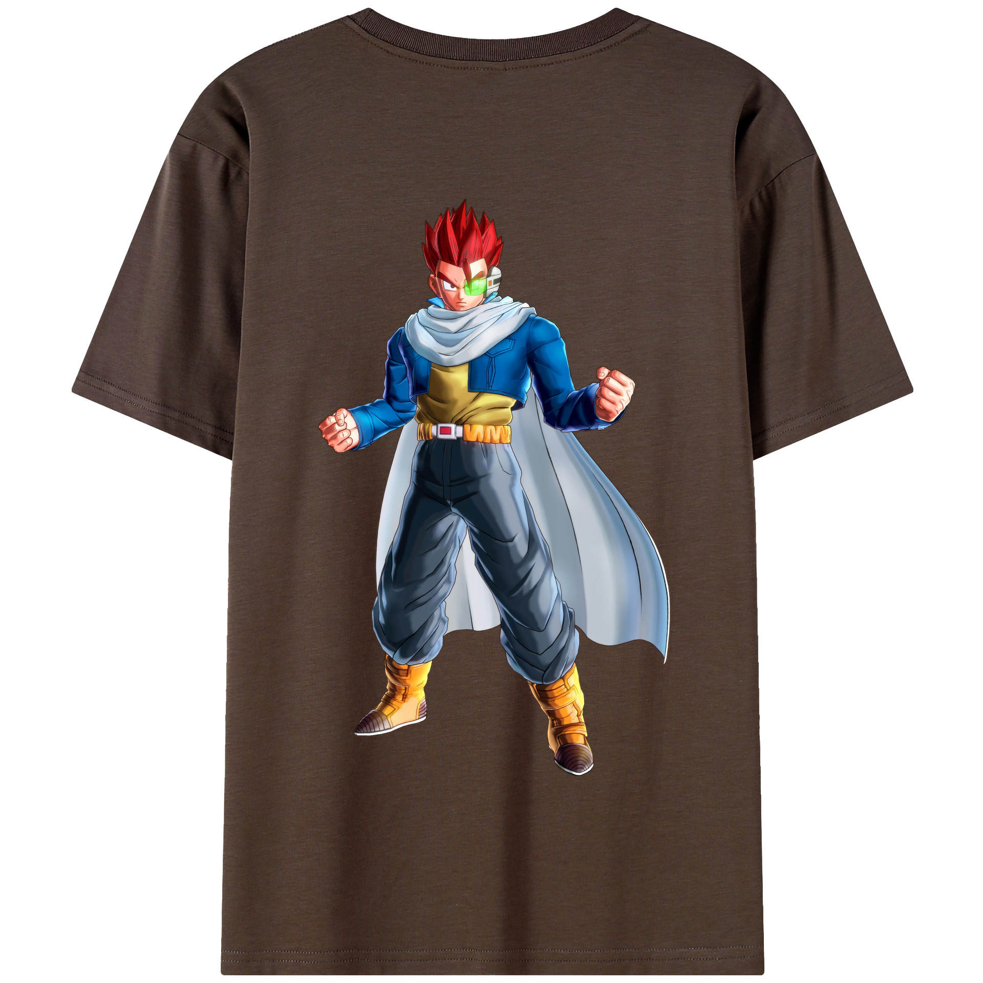 （画像用） ドラゴンボール 孫 悟飯（そんごはん）DRAGON BALL Son Gohan 綿100％半袖Tシャツ（背面プリント）