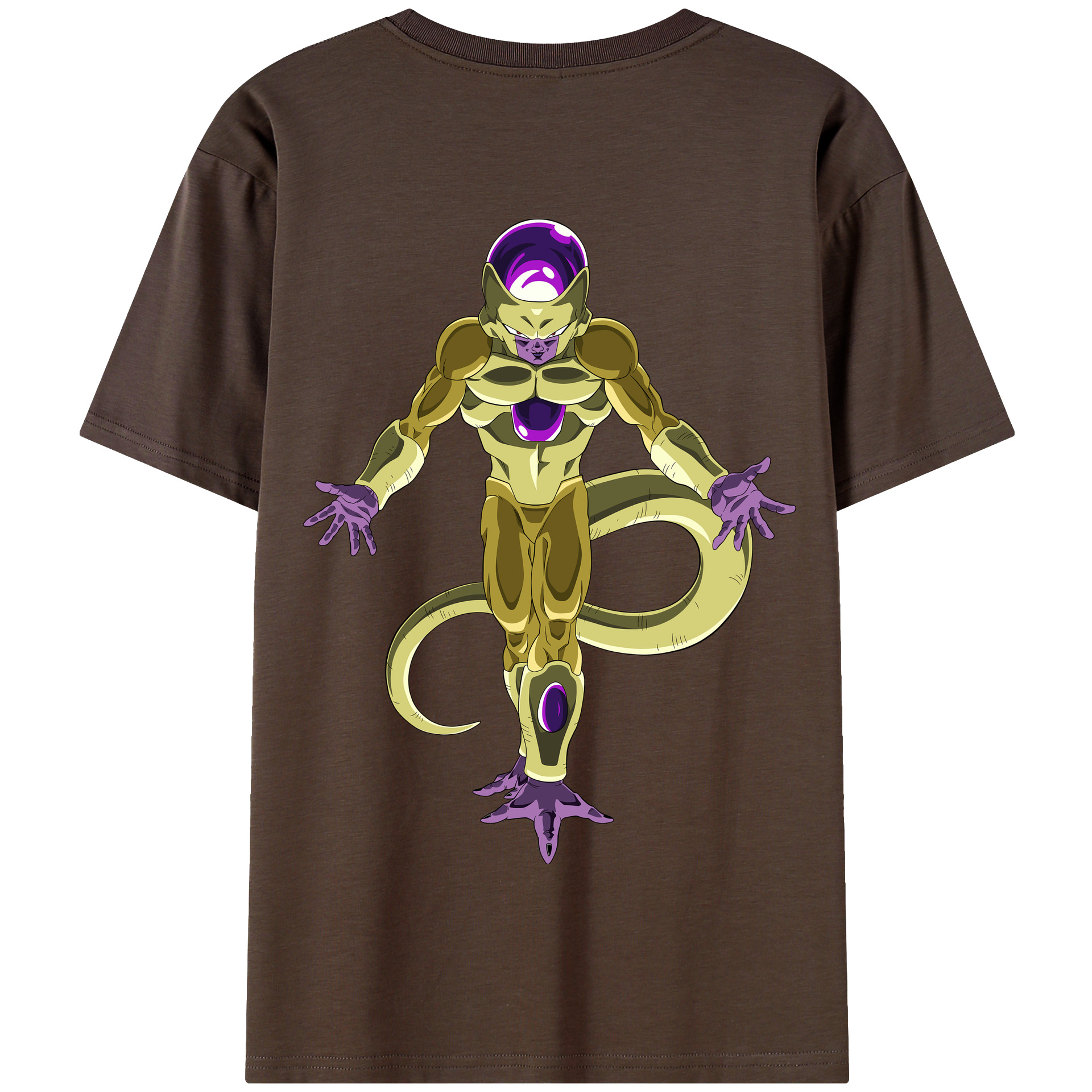 （画像用） ドラゴンボール フリーザ DRAGON BALL Frieza 綿100％半袖Tシャツ（背面プリント）
