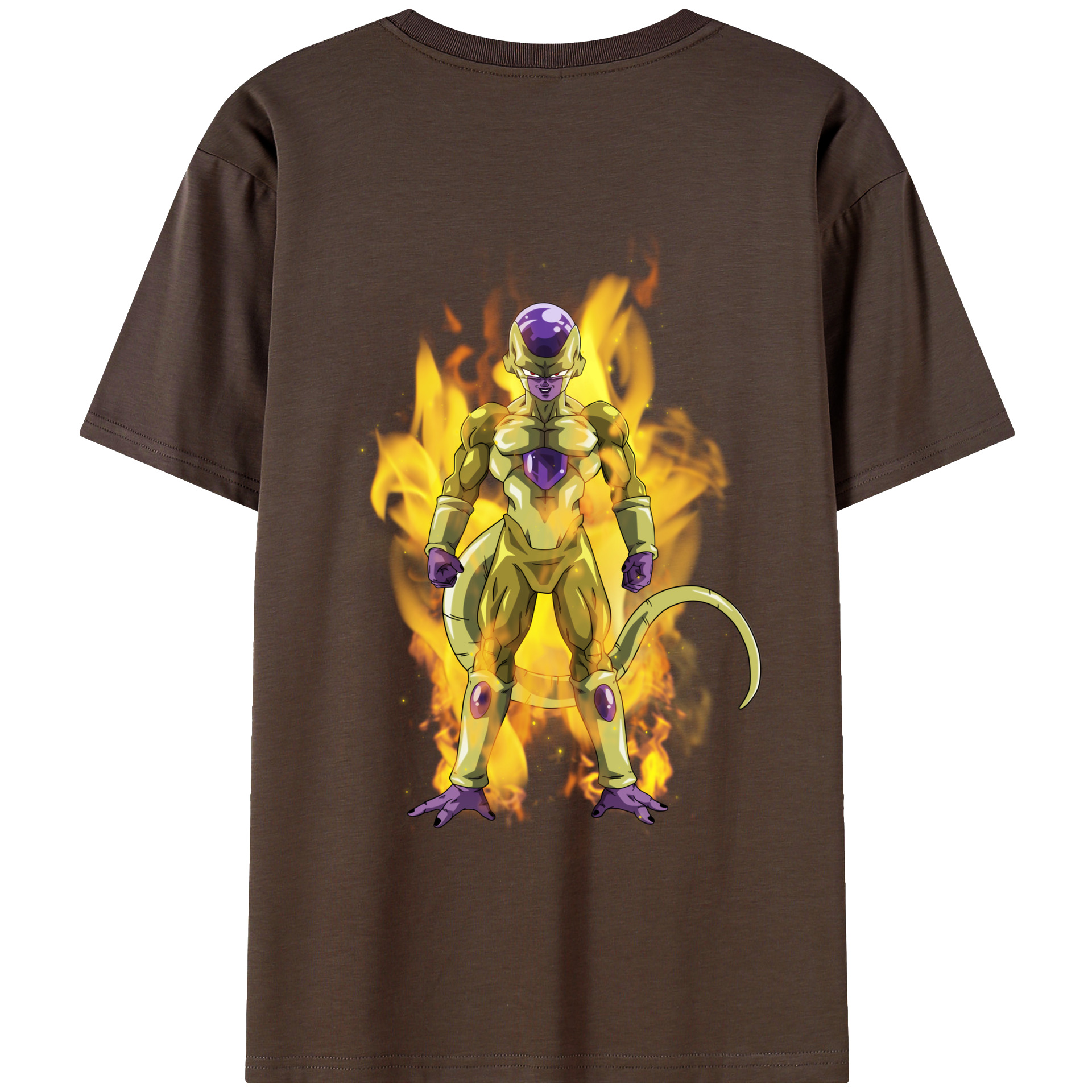 （画像用） ドラゴンボール フリーザ DRAGON BALL Frieza 綿100％半袖Tシャツ（背面プリント）