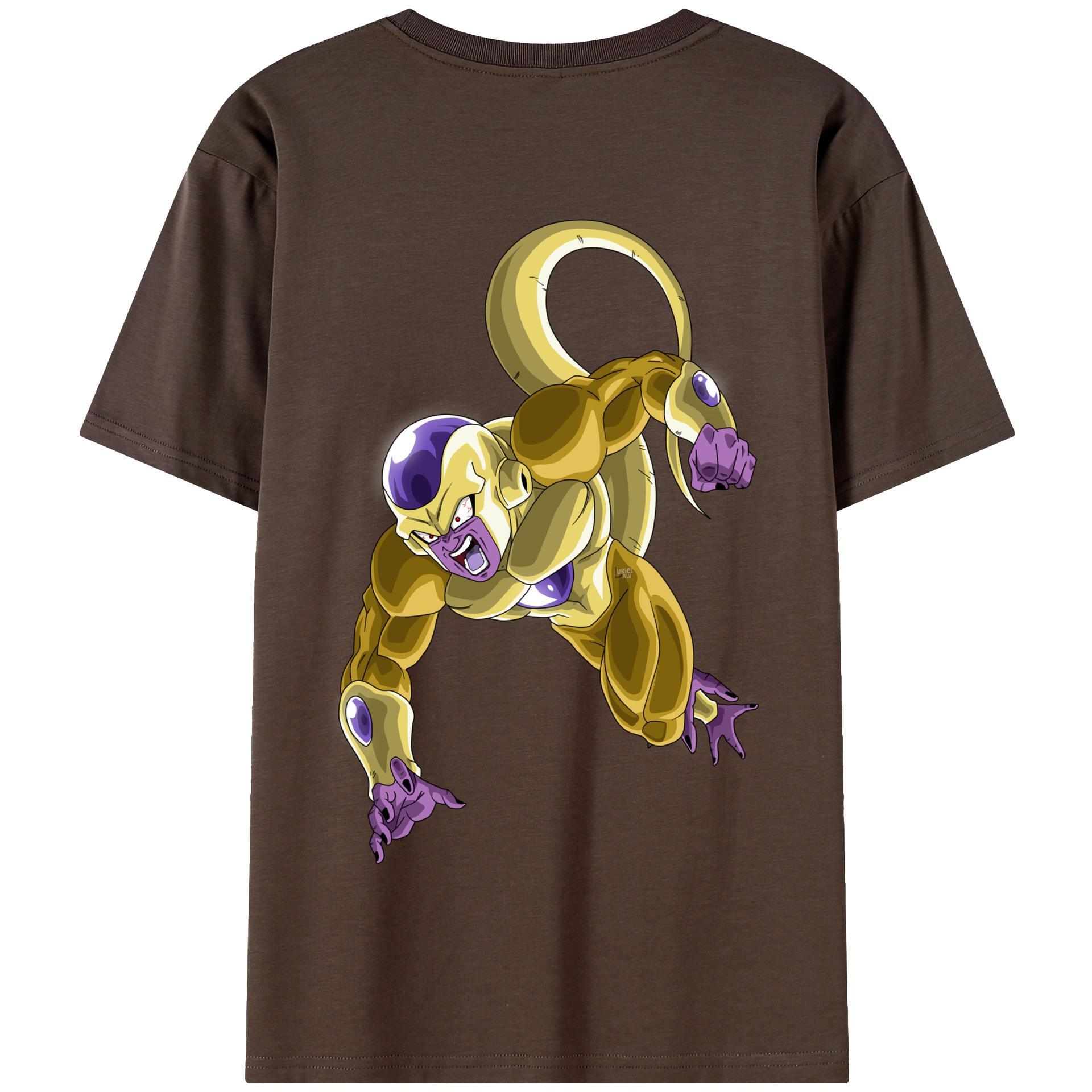 （画像用） ドラゴンボール フリーザ DRAGON BALL Frieza 綿100％半袖Tシャツ（背面プリント）