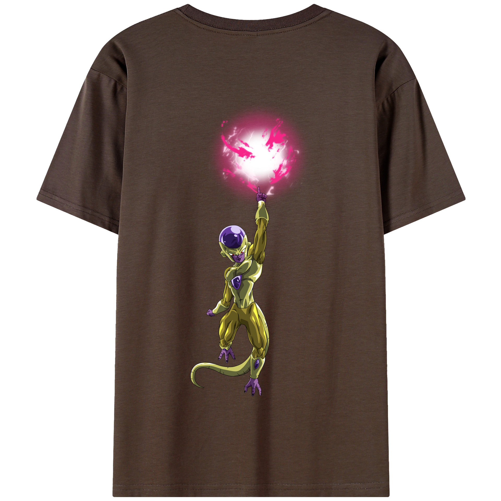 （画像用） ドラゴンボール フリーザ DRAGON BALL Frieza 綿100％半袖Tシャツ（背面プリント）