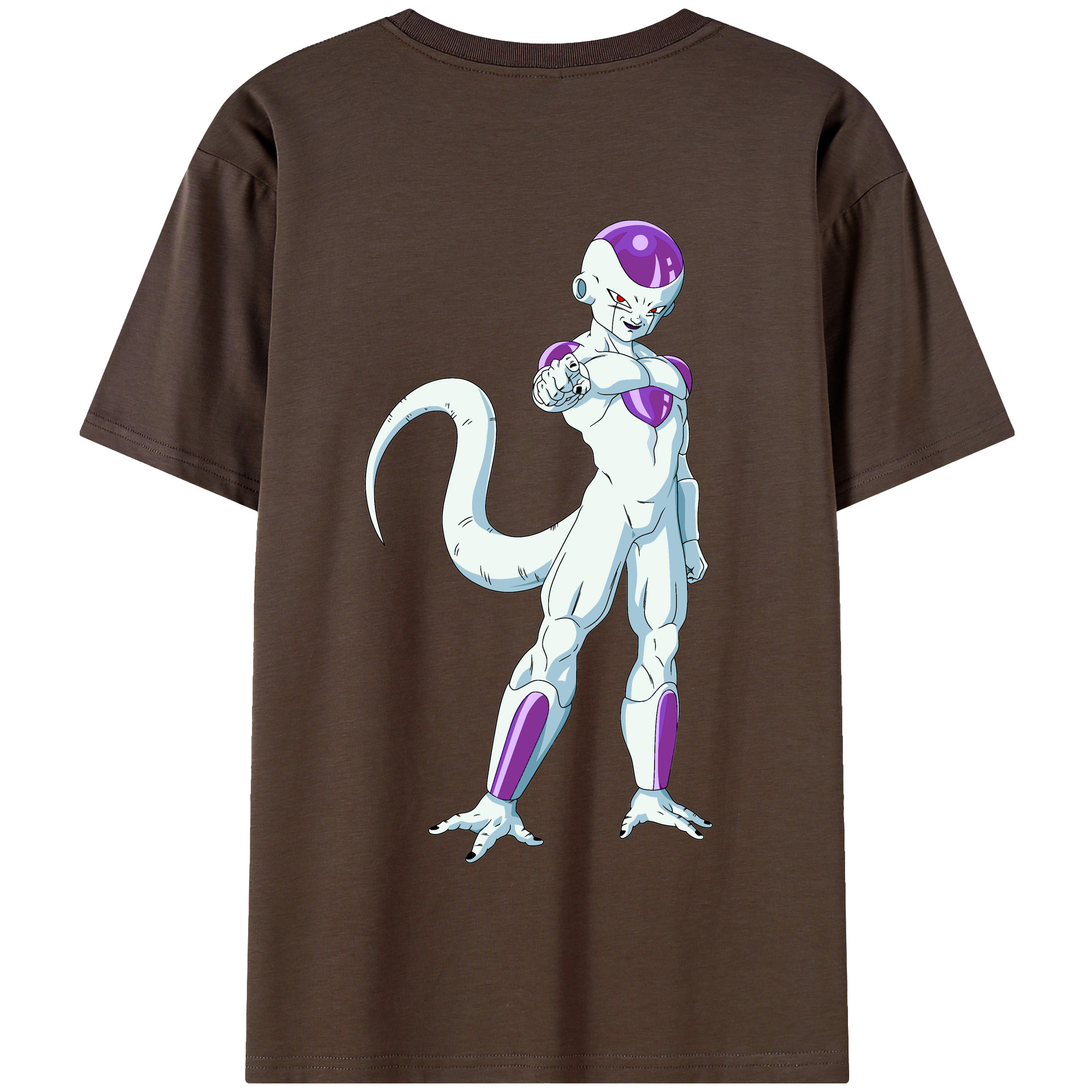 （画像用） ドラゴンボール フリーザ DRAGON BALL Frieza 綿100％半袖Tシャツ（背面プリント）