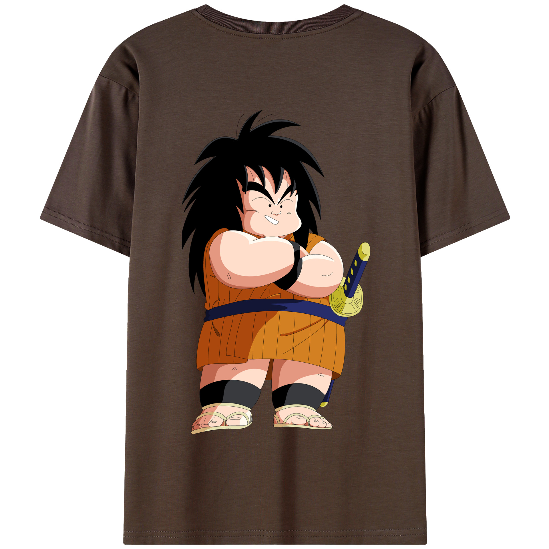 （画像用） ドラゴンボール やじろべえ DRAGON BALL Yajirobe 綿100％半袖Tシャツ（背面プリント）