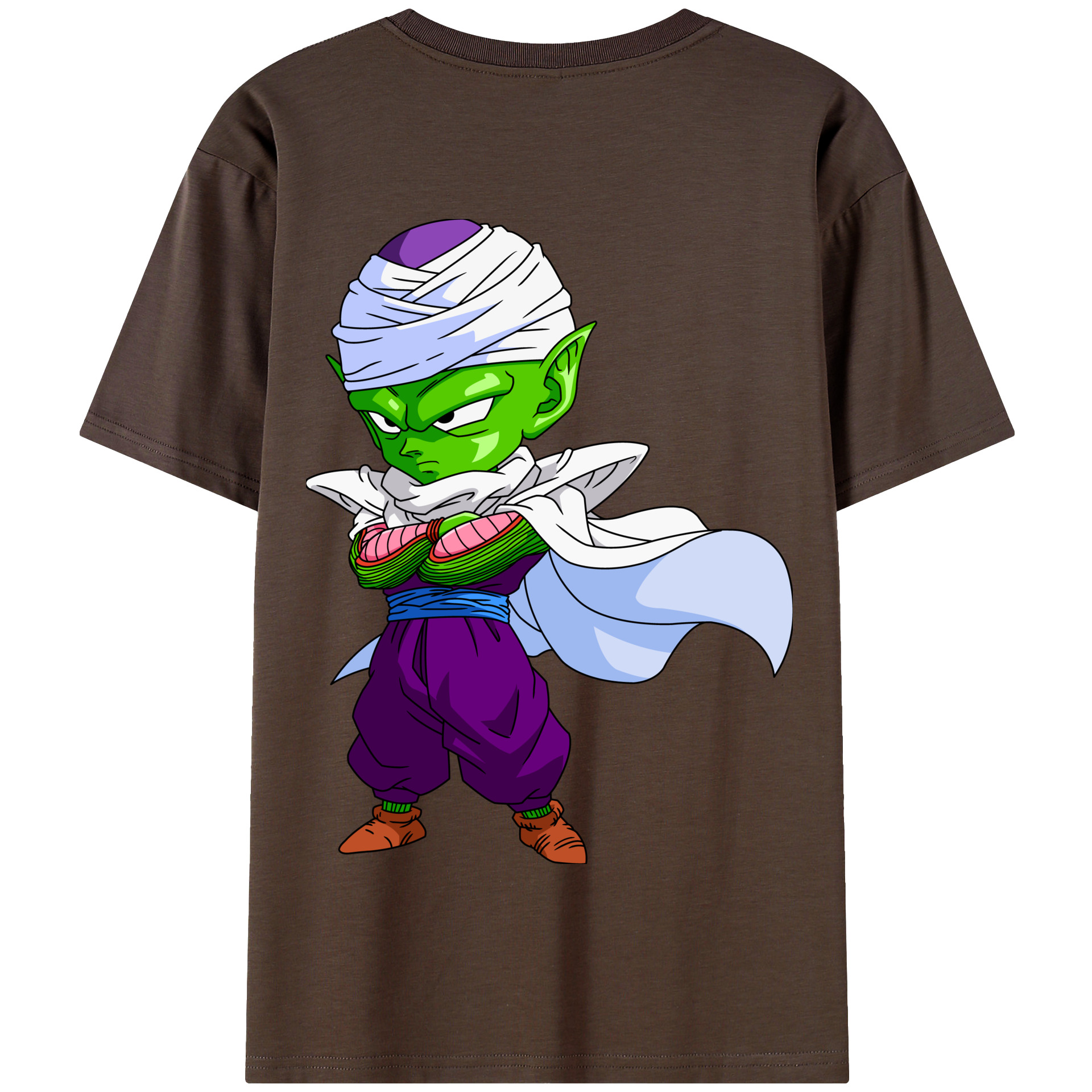 （画像用） ドラゴンボール ピッコロ DRAGON BALL Piccolo 綿100％半袖Tシャツ（背面プリント）