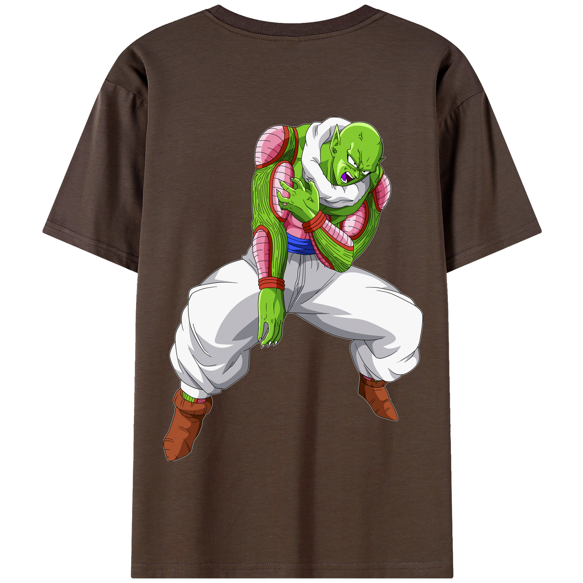 （画像用） ドラゴンボール ピッコロ DRAGON BALL Piccolo 綿100％半袖Tシャツ（背面プリント）