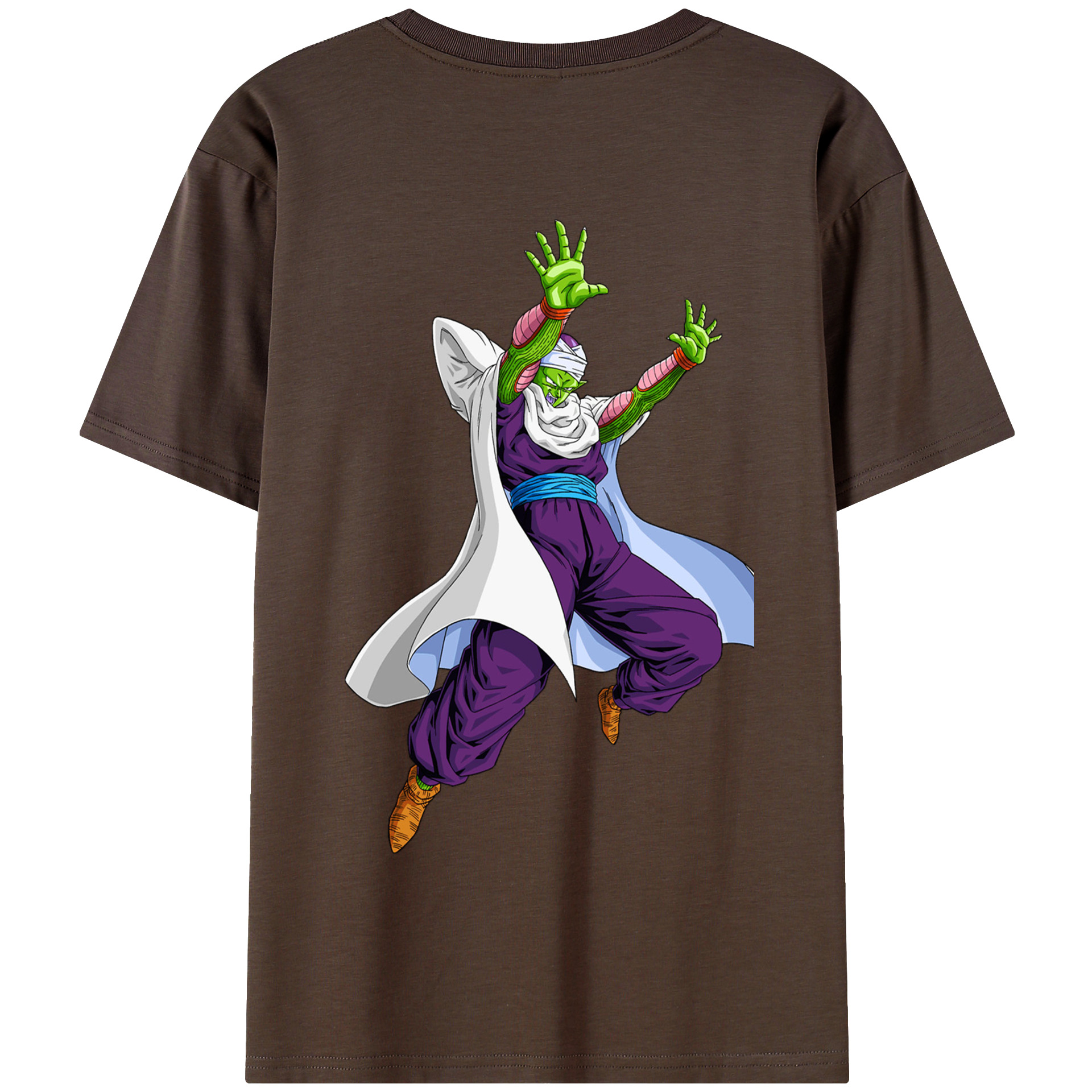 （画像用） ドラゴンボール ピッコロ DRAGON BALL Piccolo 綿100％半袖Tシャツ（背面プリント）