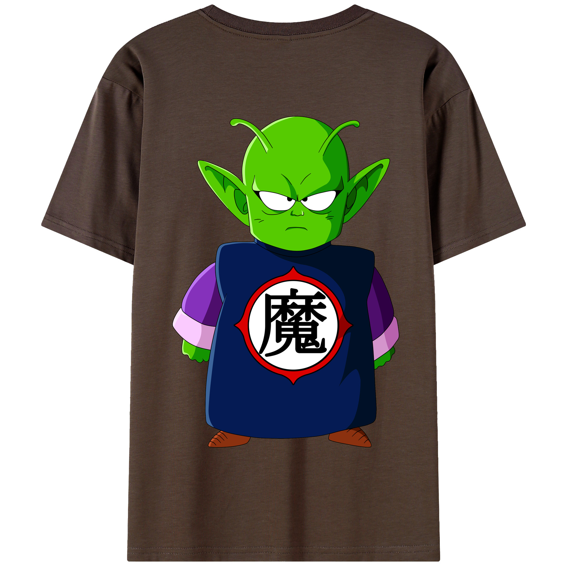 （画像用） ドラゴンボール ピッコロ DRAGON BALL Piccolo 綿100％半袖Tシャツ（背面プリント）