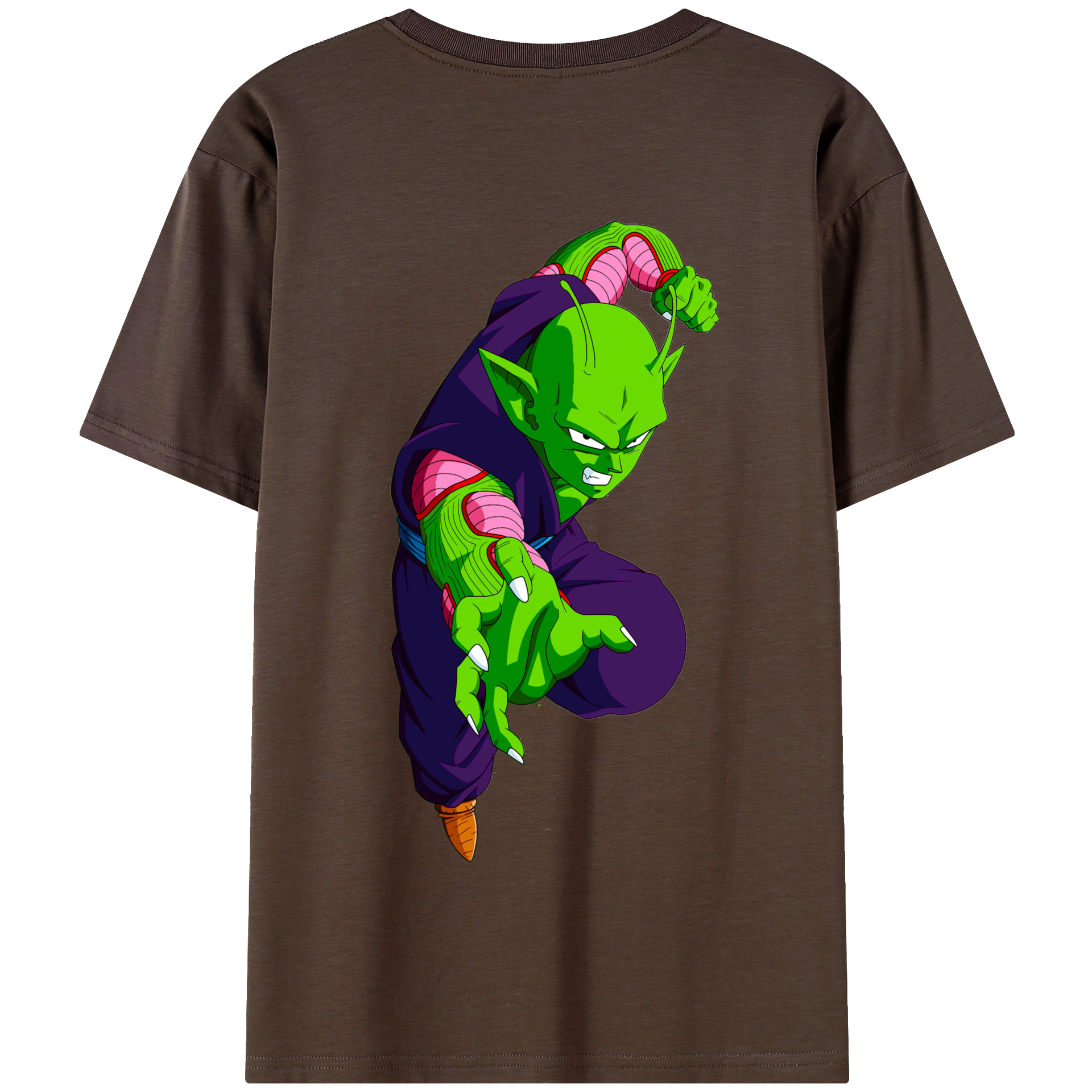 （画像用） ドラゴンボール ピッコロ DRAGON BALL Piccolo 綿100％半袖Tシャツ（背面プリント）