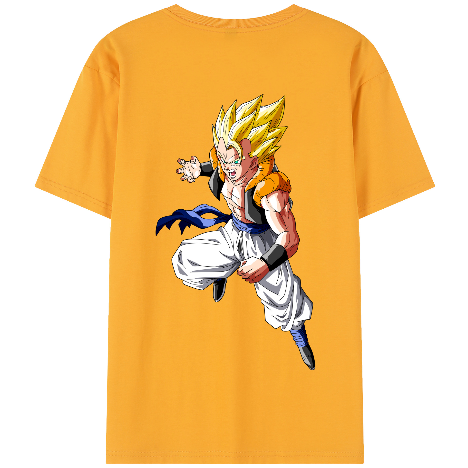 （画像用） ドラゴンボール ベジータ四世（Bejīta Yonsei）DRAGON BALL Vegeta IV 綿100％半袖Tシャツ（背面プリント）