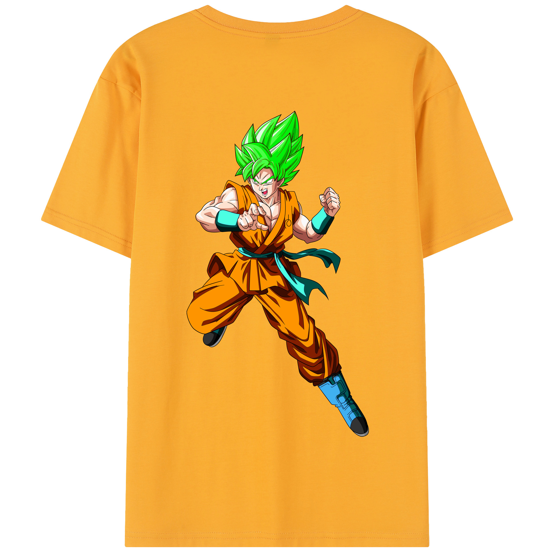 （画像用） ドラゴンボール 孫 悟飯（そんごはん）DRAGON BALL Son Gohan 綿100％半袖Tシャツ（背面プリント）