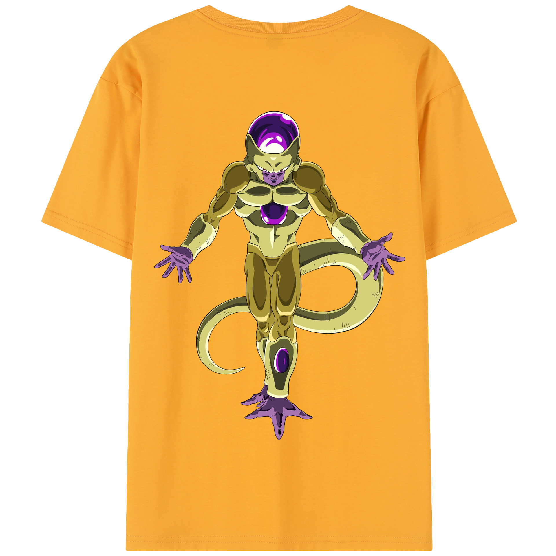 （画像用） ドラゴンボール フリーザ DRAGON BALL Frieza 綿100％半袖Tシャツ（背面プリント）