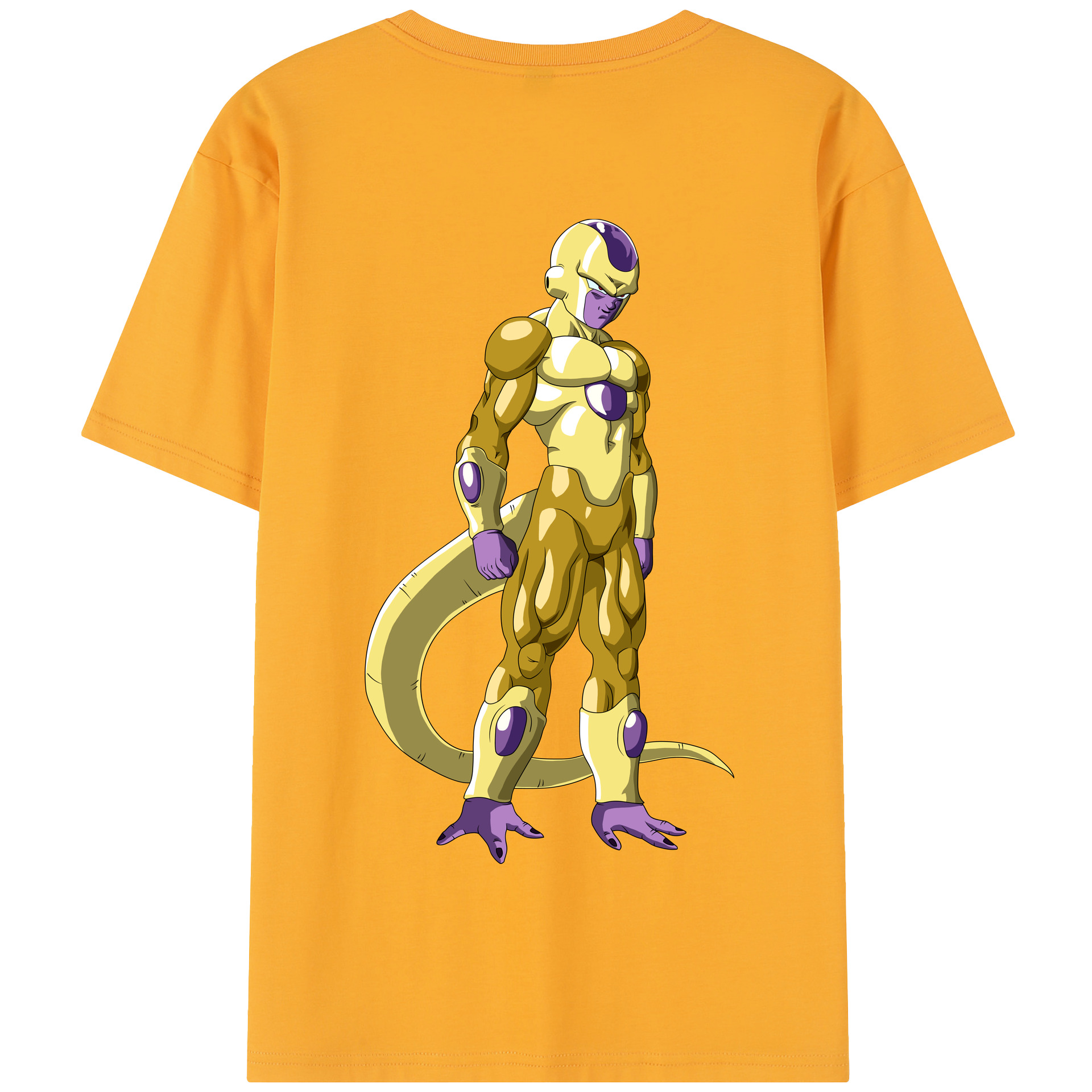 （画像用） ドラゴンボール フリーザ DRAGON BALL Frieza 綿100％半袖Tシャツ（背面プリント）