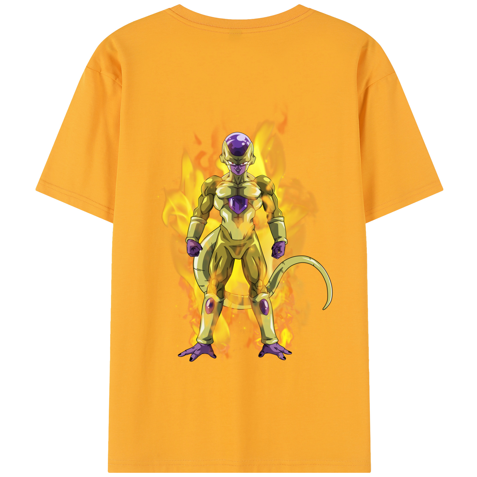 （画像用） ドラゴンボール フリーザ DRAGON BALL Frieza 綿100％半袖Tシャツ（背面プリント）