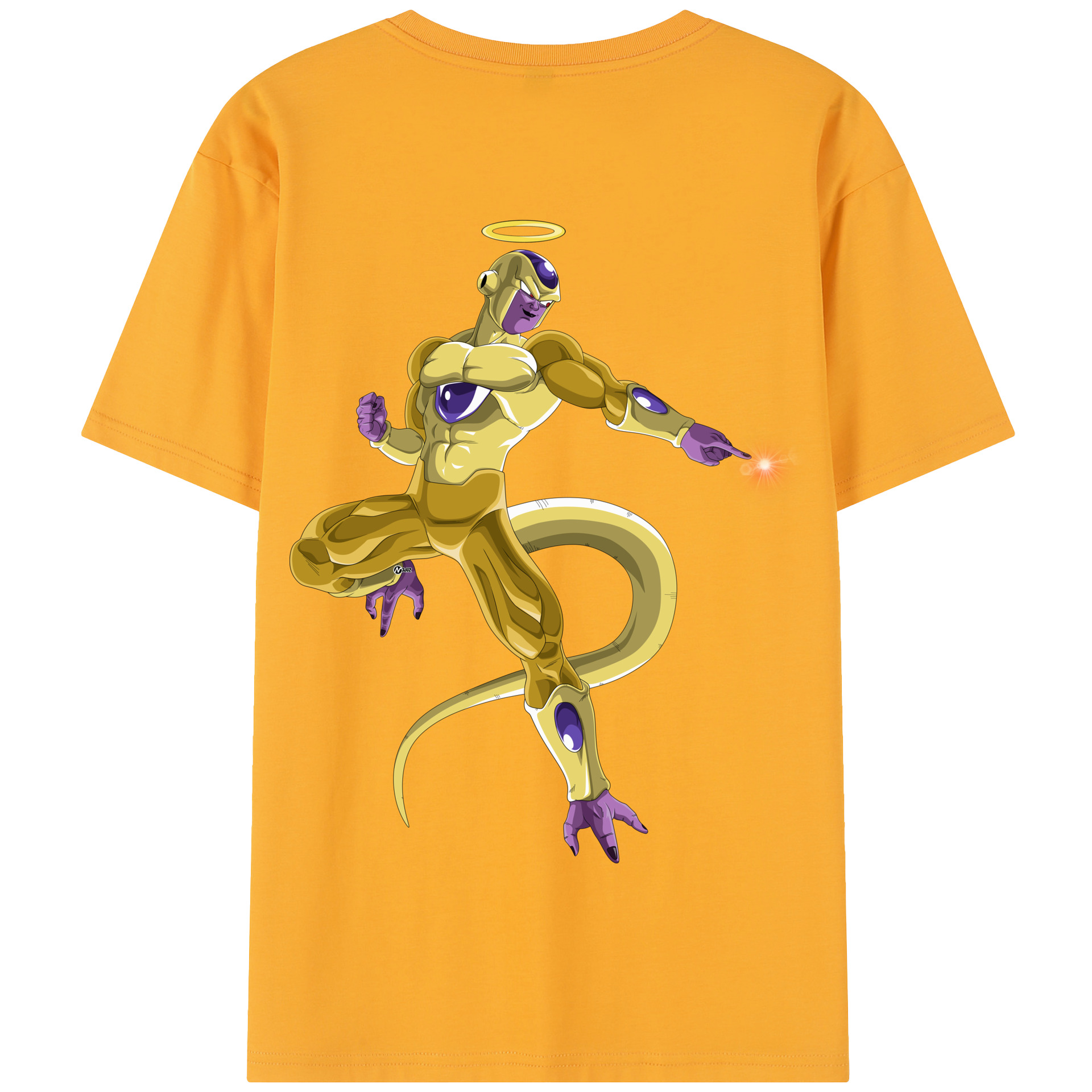 （画像用） ドラゴンボール フリーザ DRAGON BALL Frieza 綿100％半袖Tシャツ（背面プリント）
