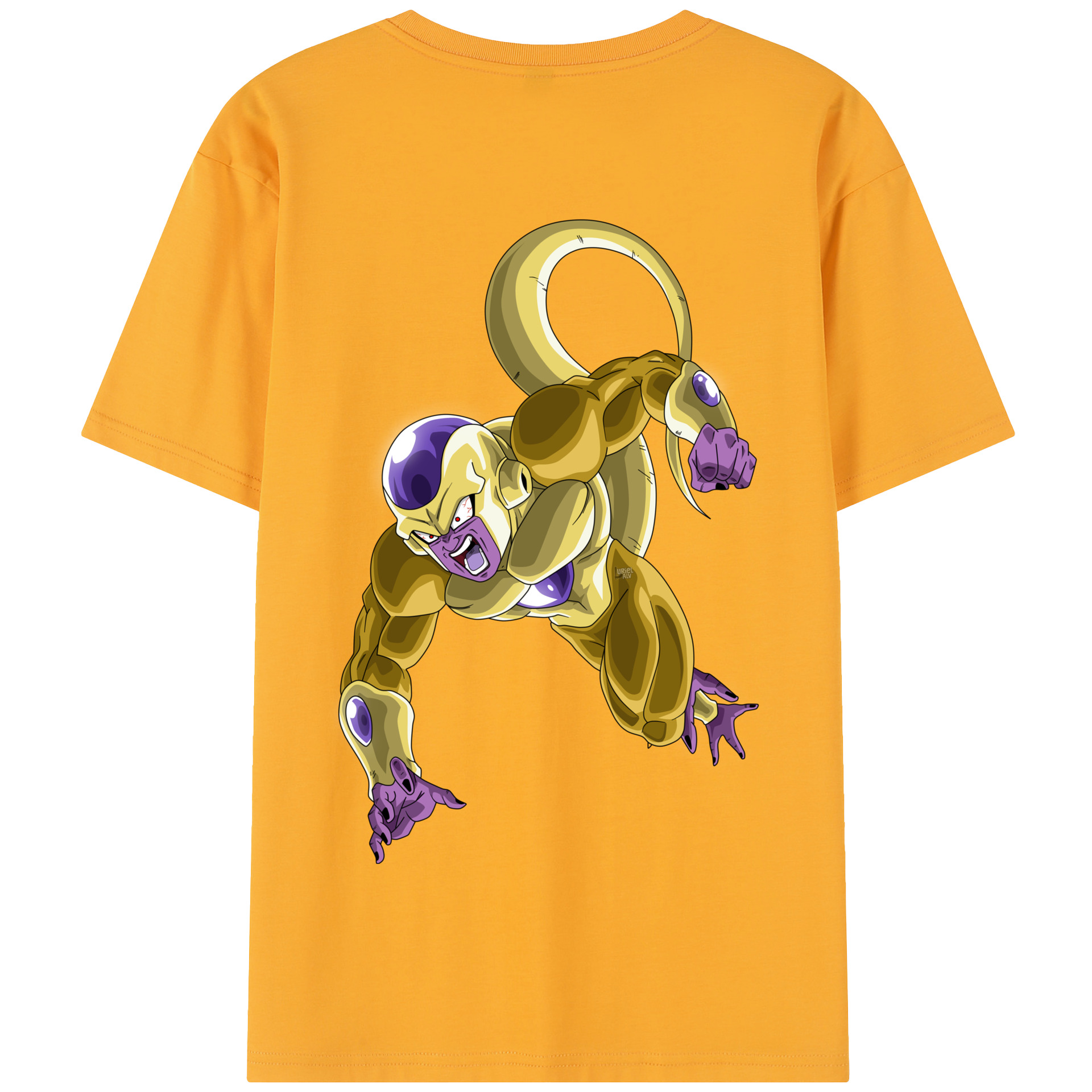 （画像用） ドラゴンボール フリーザ DRAGON BALL Frieza 綿100％半袖Tシャツ（背面プリント）