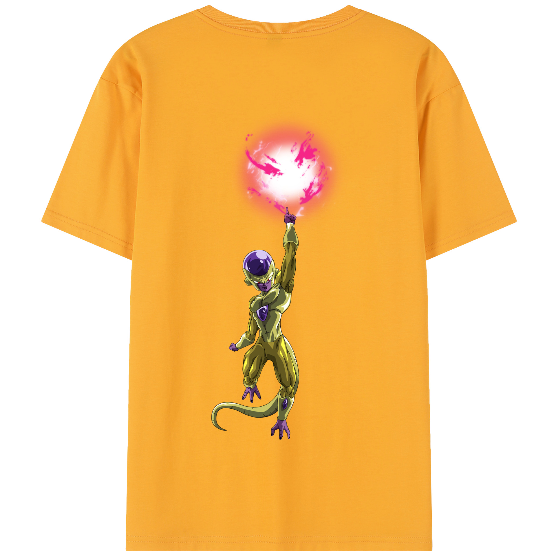 （画像用） ドラゴンボール フリーザ DRAGON BALL Frieza 綿100％半袖Tシャツ（背面プリント）