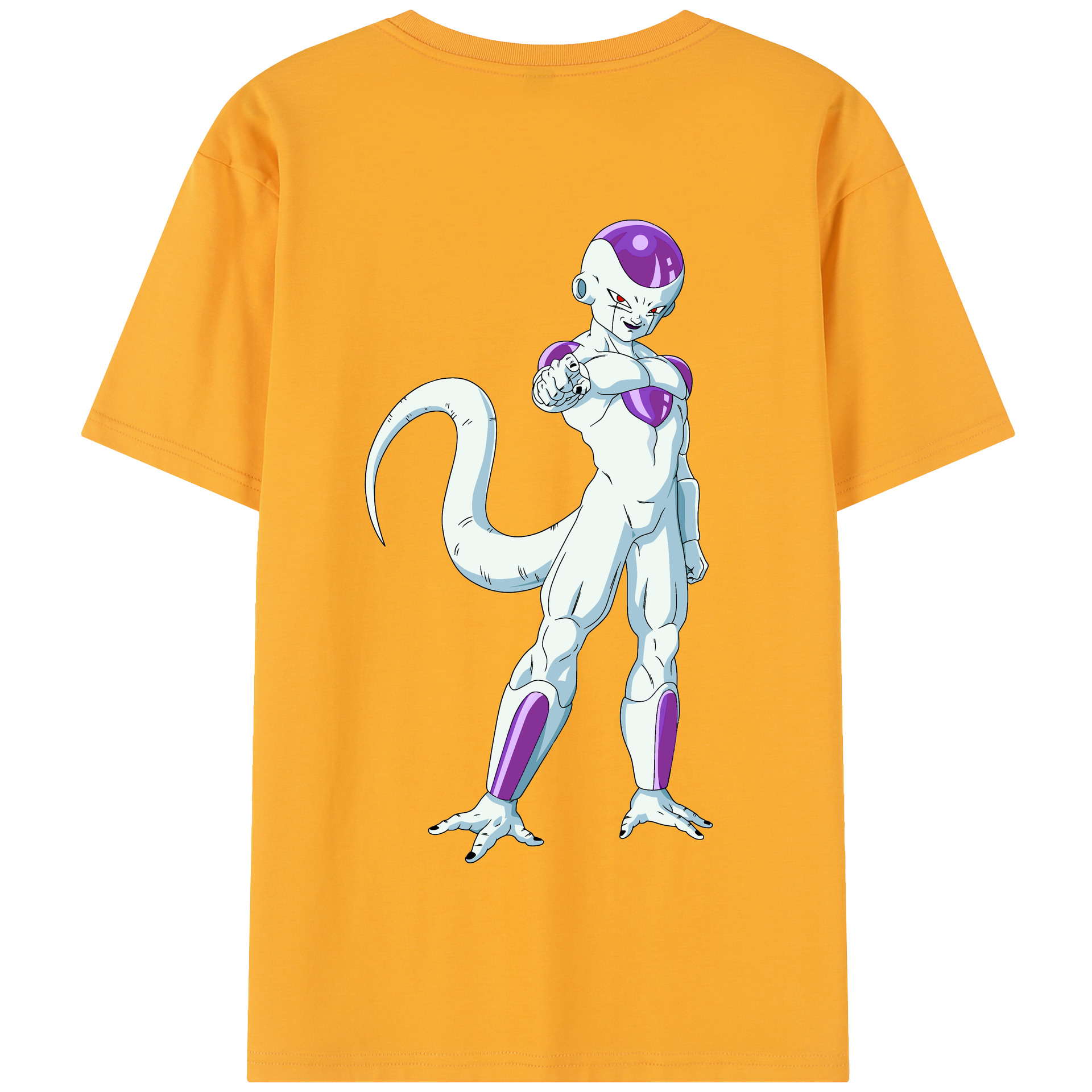 （画像用） ドラゴンボール フリーザ DRAGON BALL Frieza 綿100％半袖Tシャツ（背面プリント）