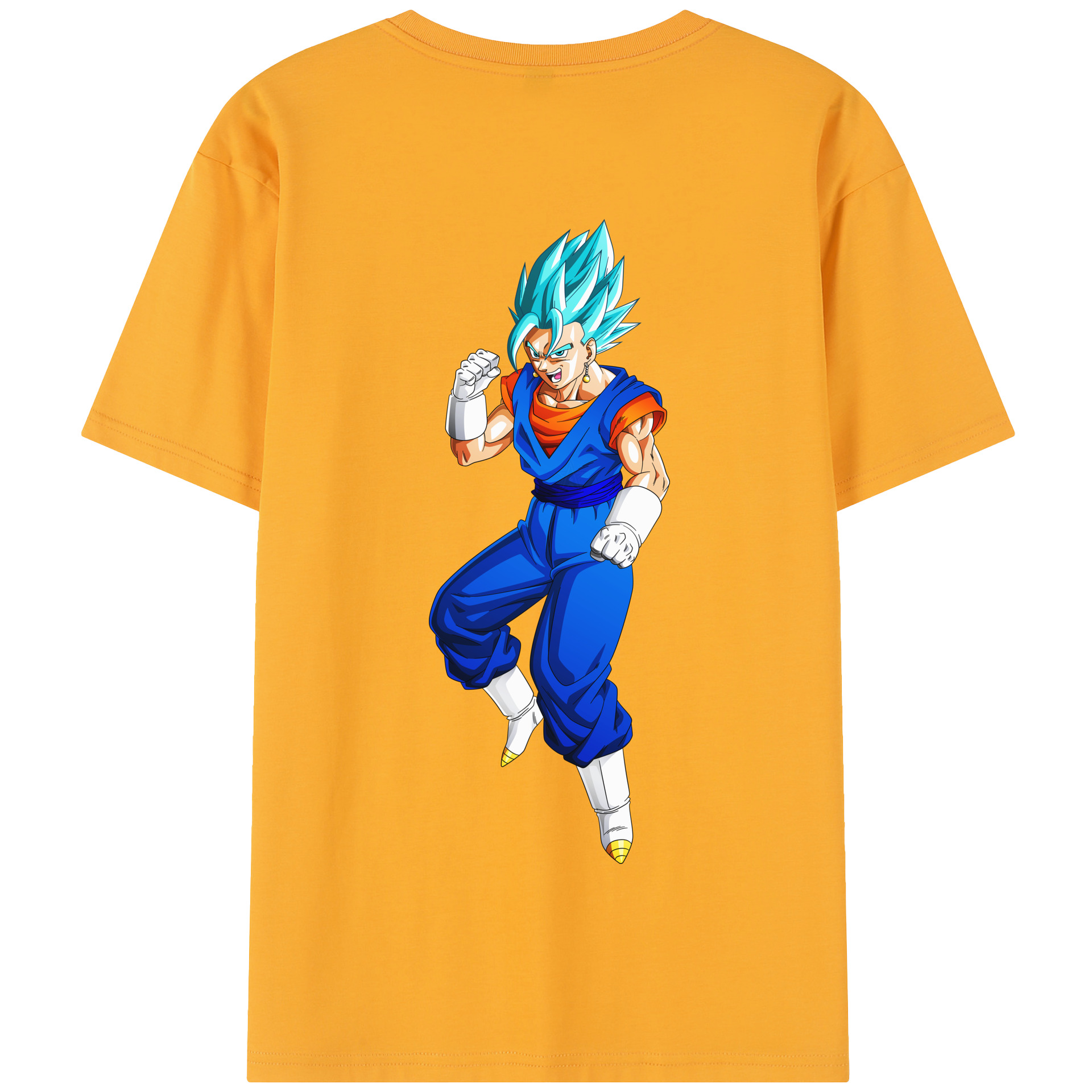 （画像用） ドラゴンボール ベジット DRAGON BALL Vegetto 綿100％半袖Tシャツ（背面プリント）
