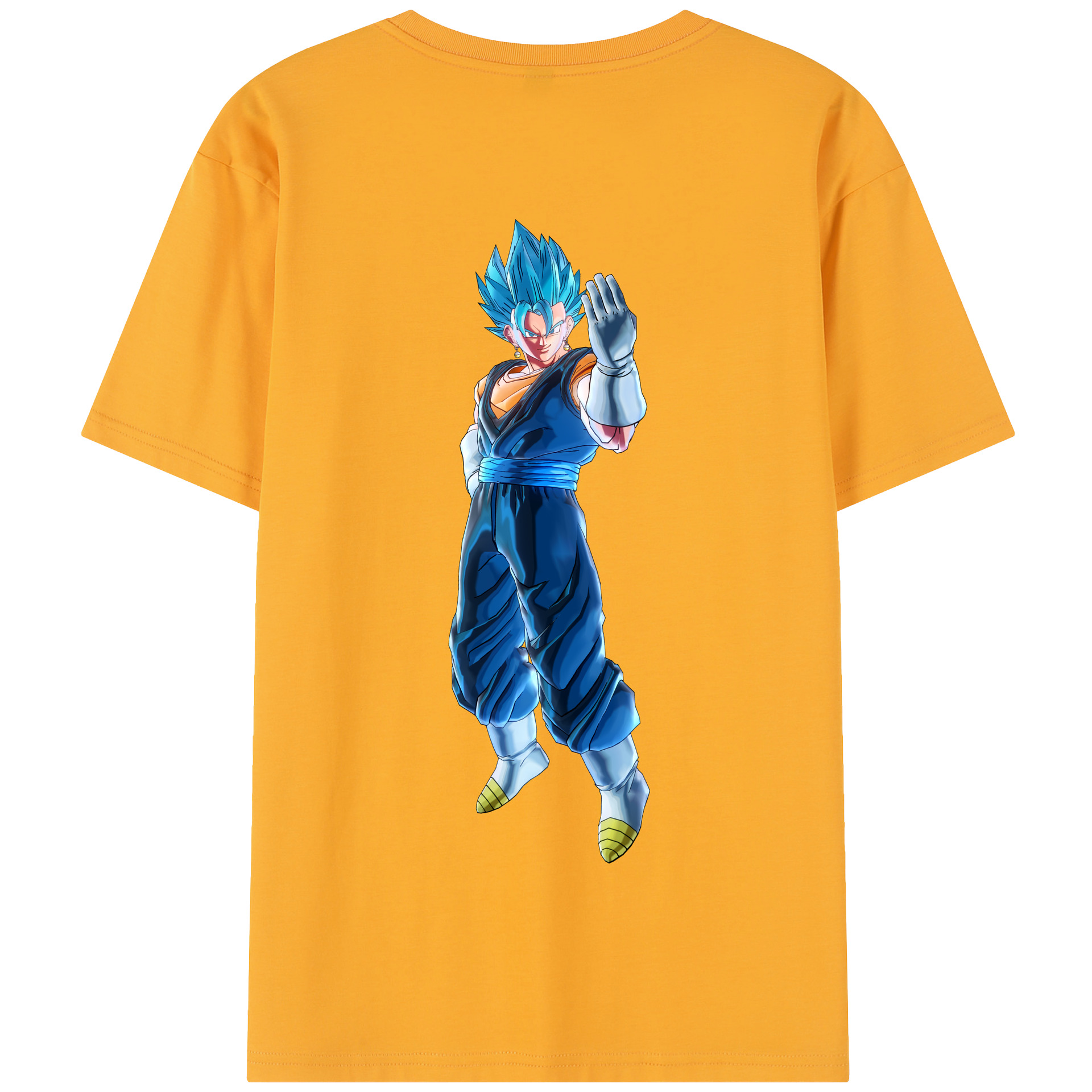 （画像用） ドラゴンボール ベジット DRAGON BALL Vegetto 綿100％半袖Tシャツ（背面プリント）