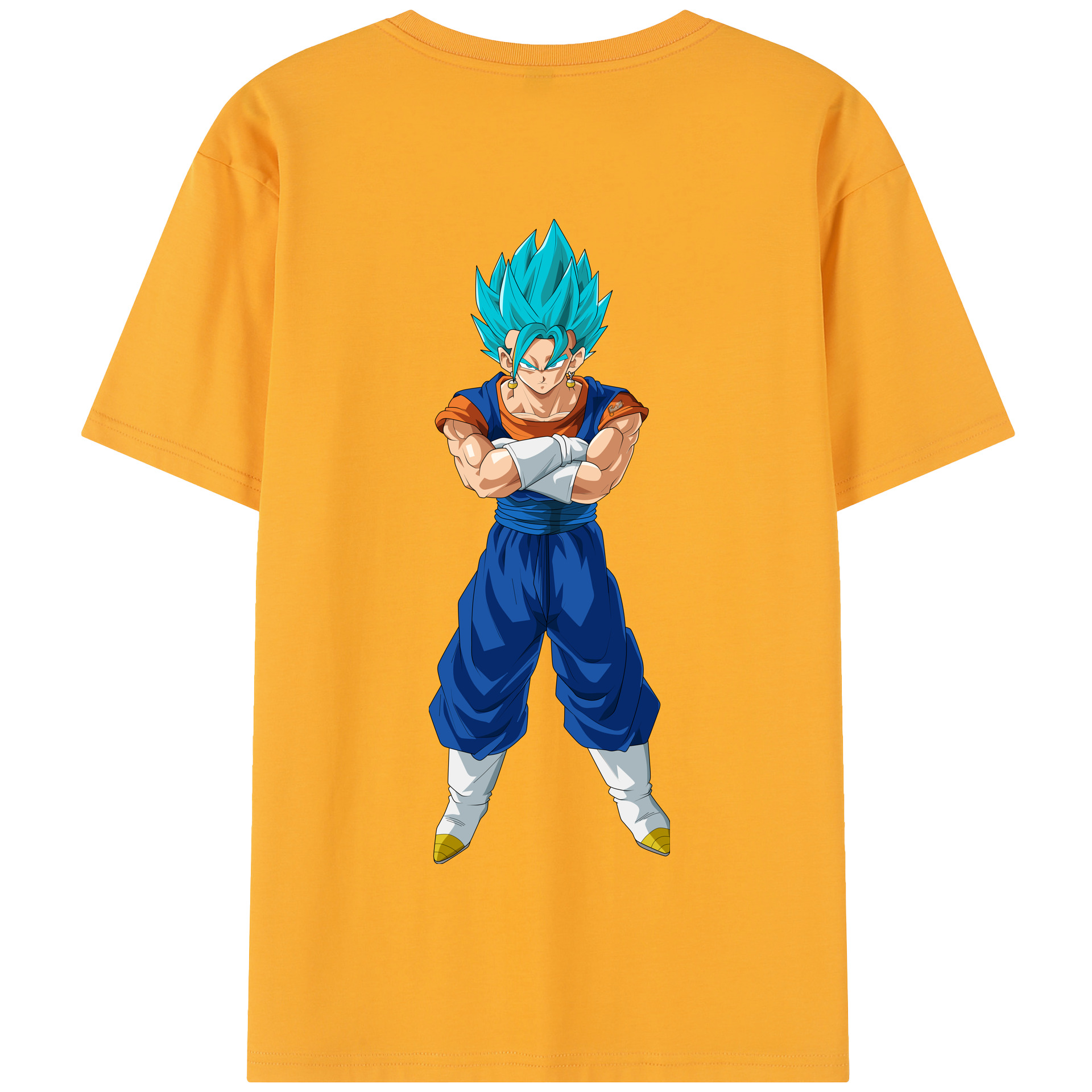 （画像用） ドラゴンボール ベジット DRAGON BALL Vegetto 綿100％半袖Tシャツ（背面プリント）