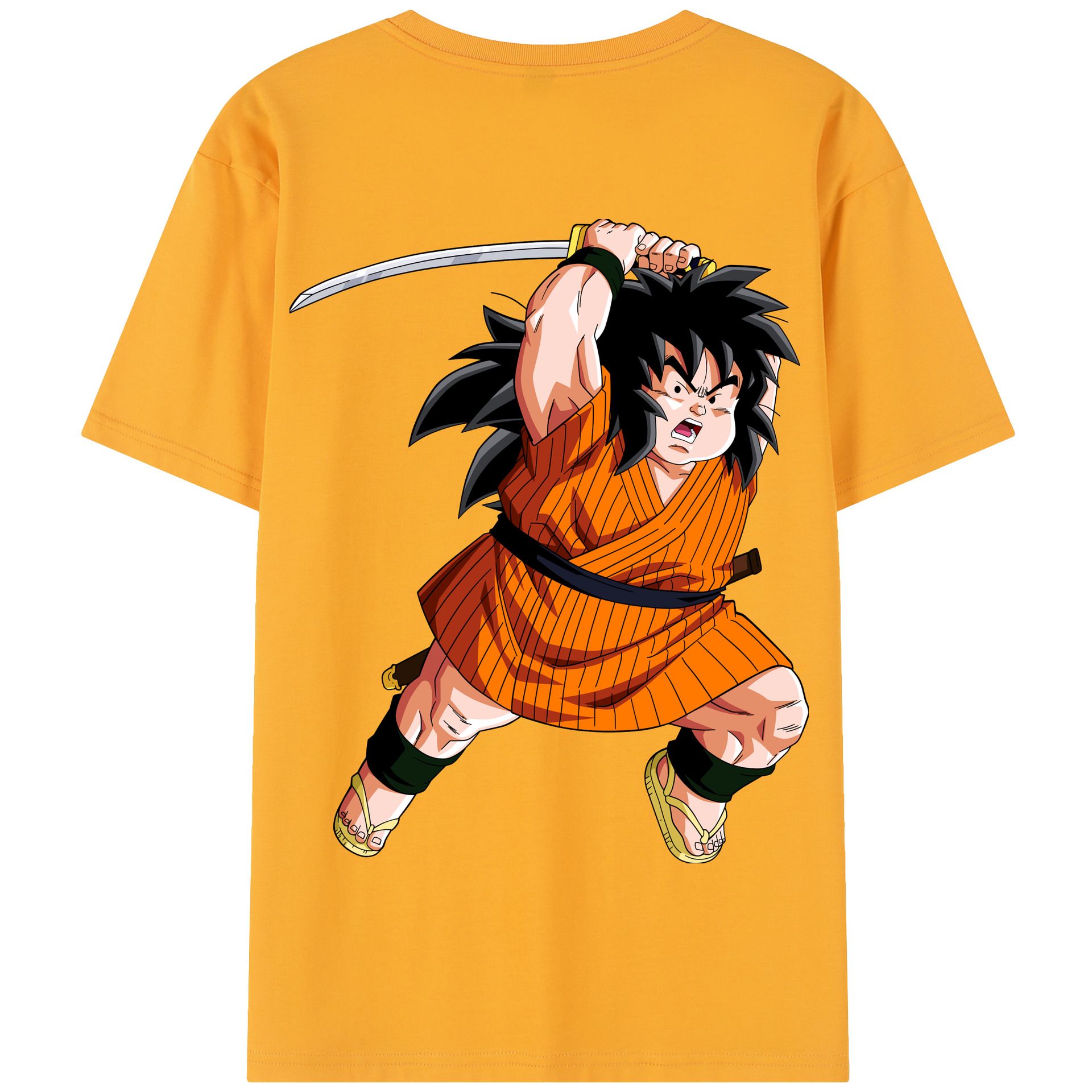 （画像用） ドラゴンボール やじろべえ DRAGON BALL Yajirobe 綿100％半袖Tシャツ（背面プリント）