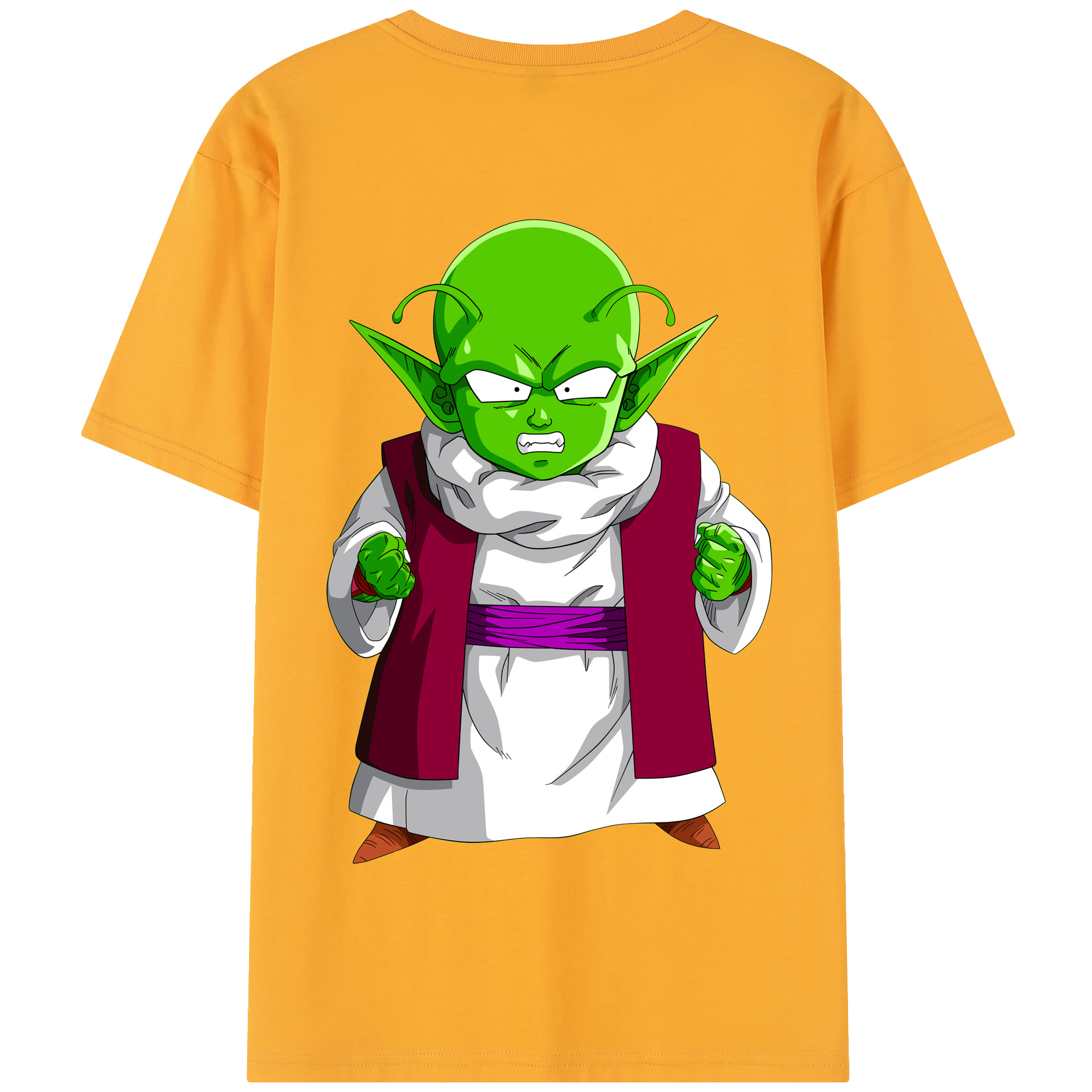 （画像用） ドラゴンボール ピッコロ DRAGON BALL Piccolo 綿100％半袖Tシャツ（背面プリント）