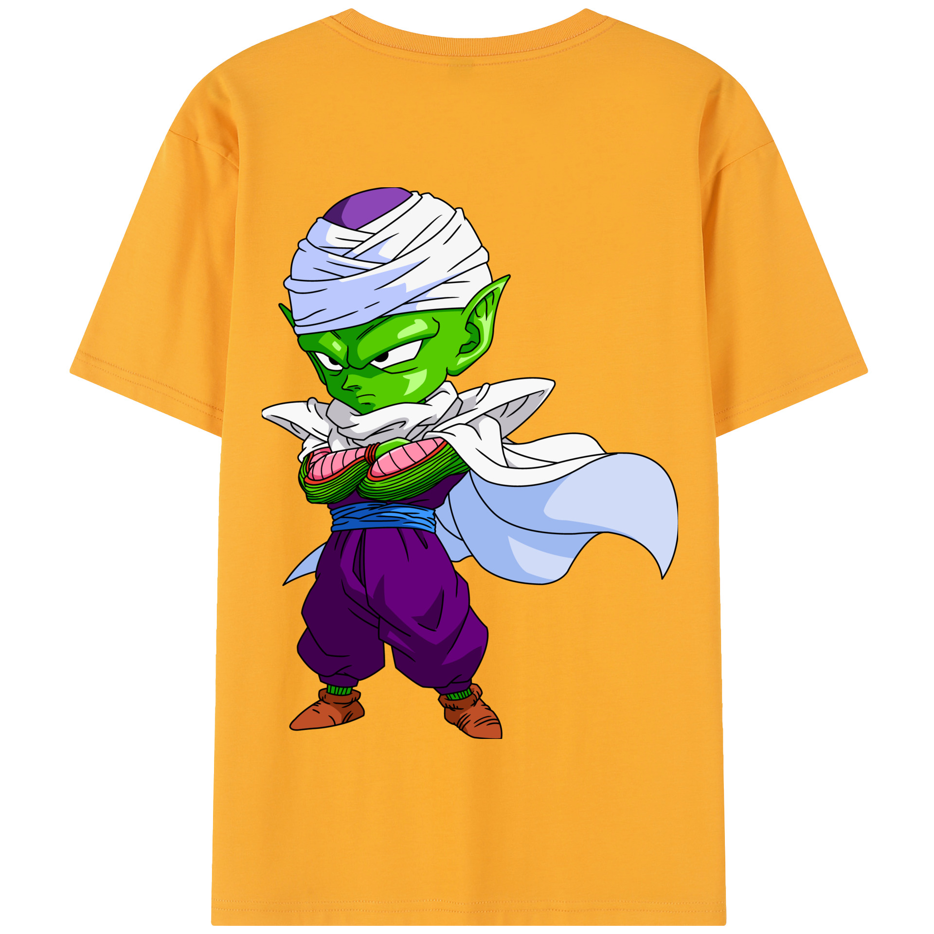 （画像用） ドラゴンボール ピッコロ DRAGON BALL Piccolo 綿100％半袖Tシャツ（背面プリント）
