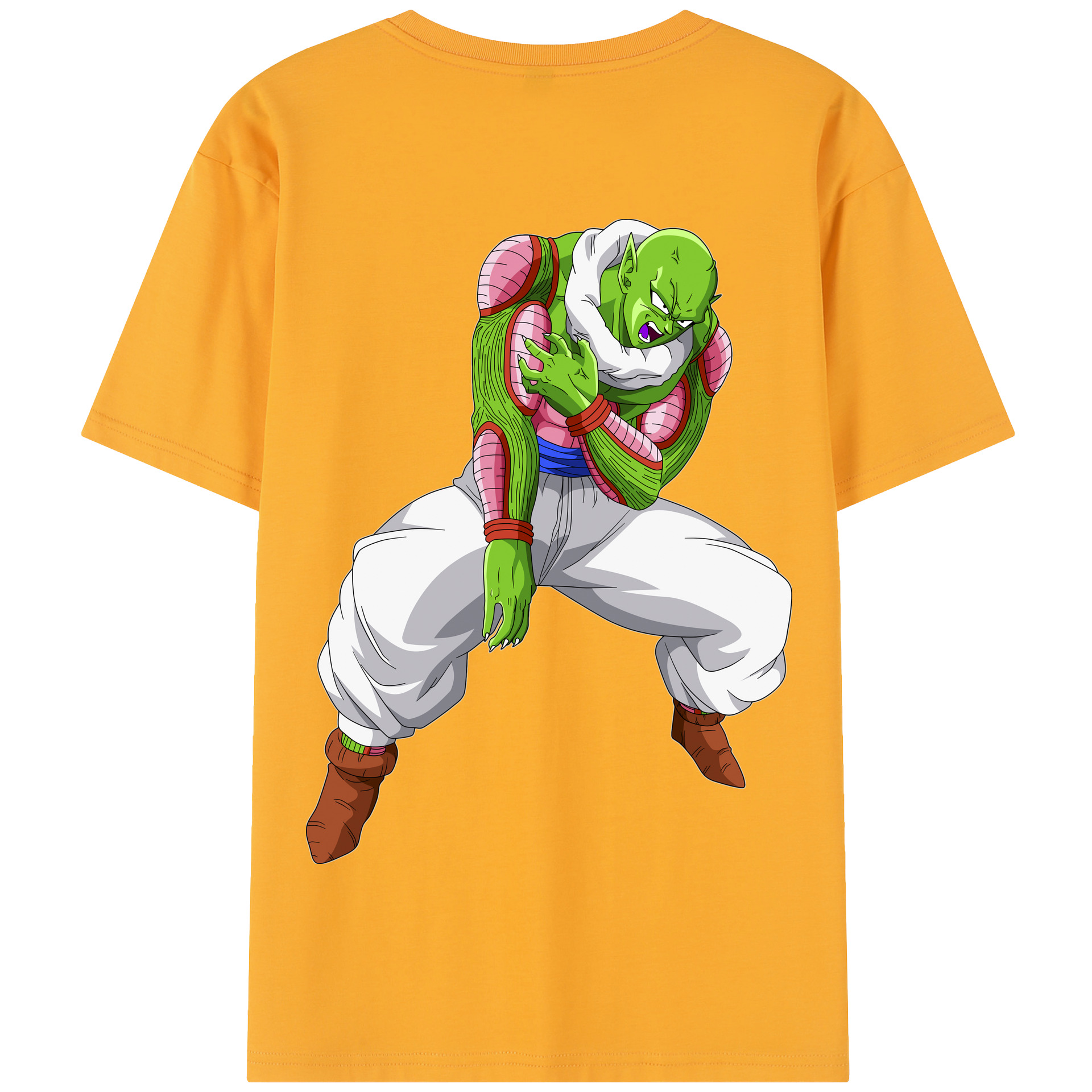 （画像用） ドラゴンボール ピッコロ DRAGON BALL Piccolo 綿100％半袖Tシャツ（背面プリント）