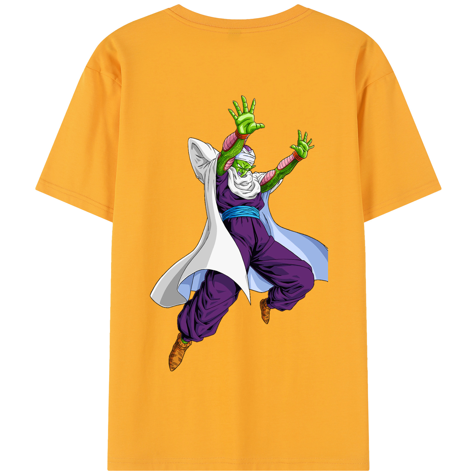 （画像用） ドラゴンボール ピッコロ DRAGON BALL Piccolo 綿100％半袖Tシャツ（背面プリント）