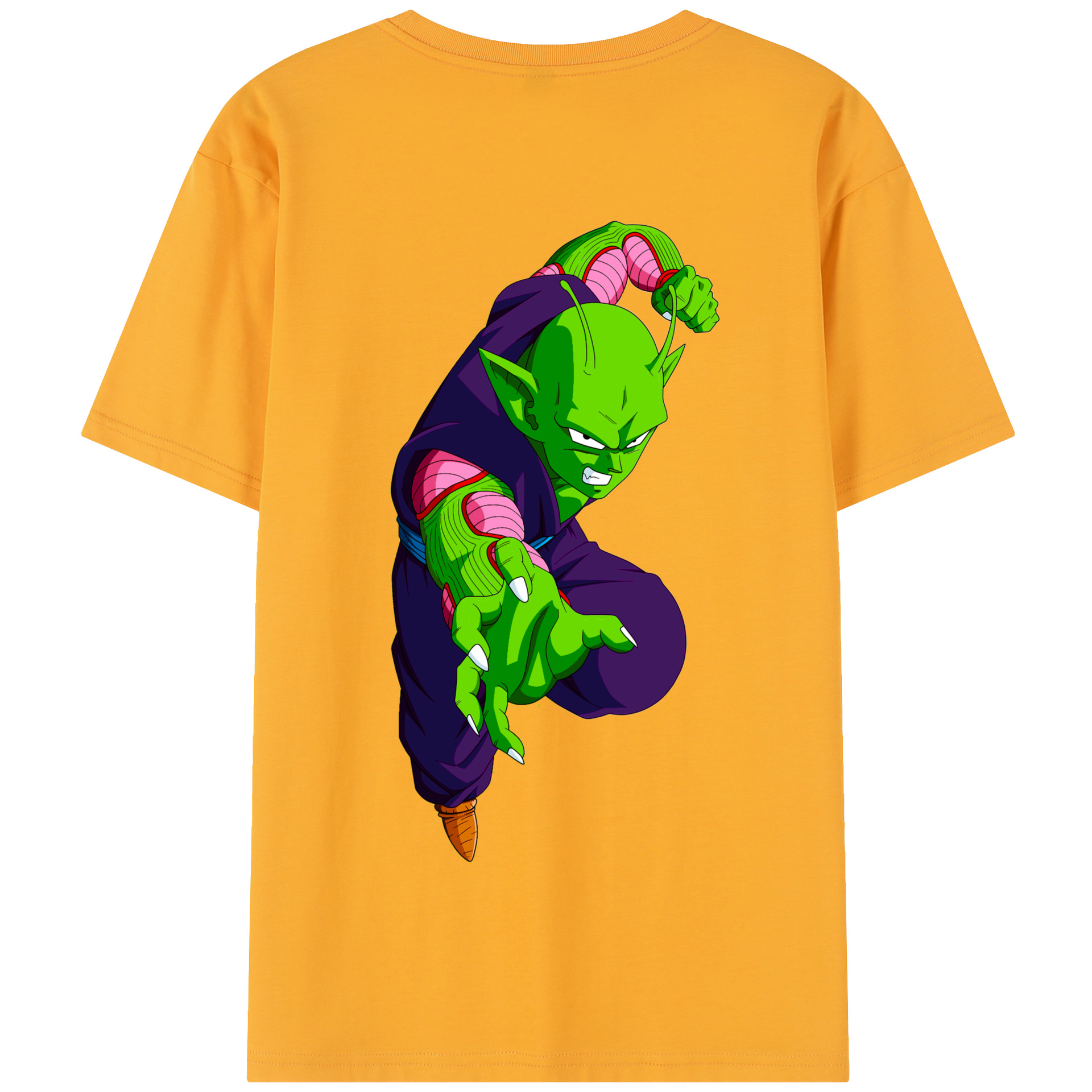（画像用） ドラゴンボール ピッコロ DRAGON BALL Piccolo 綿100％半袖Tシャツ（背面プリント）