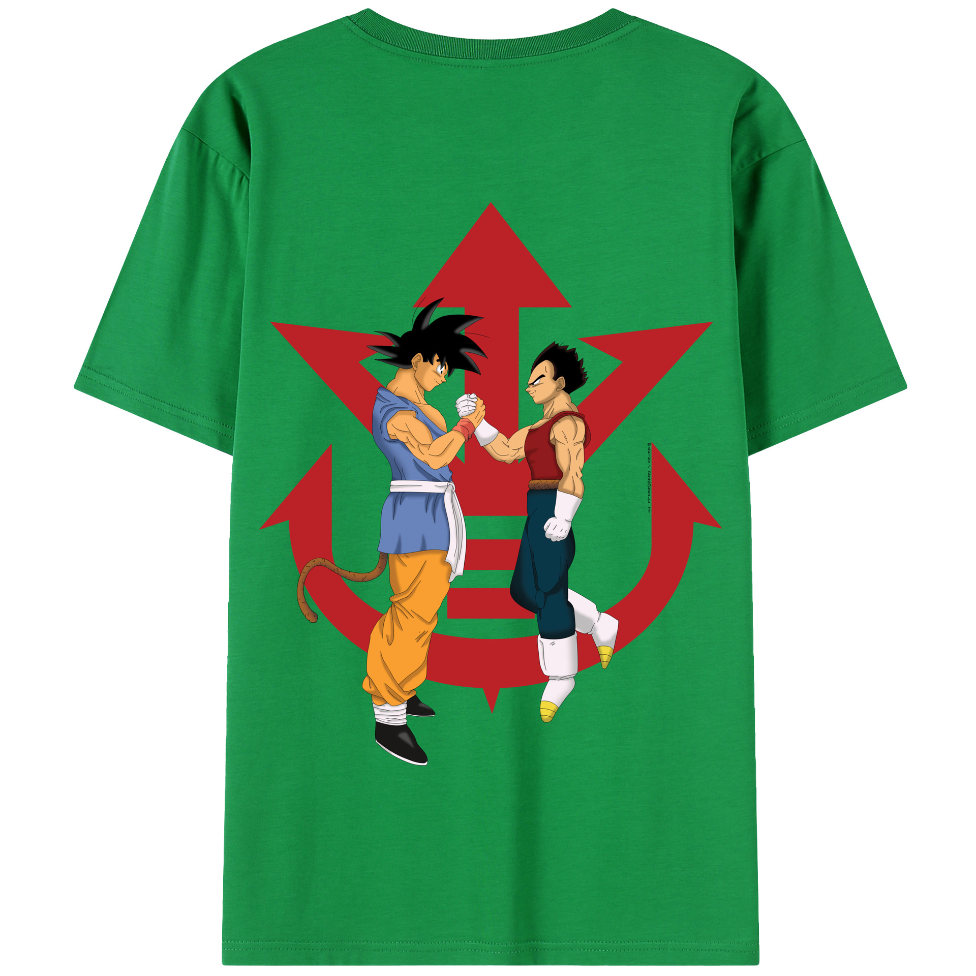 （画像用） ドラゴンボール 孫悟空（そん ごくう）Son Goku カカロット DRAGON BALL Kakarotto 綿100％半袖Tシャツ（背面プリント）
