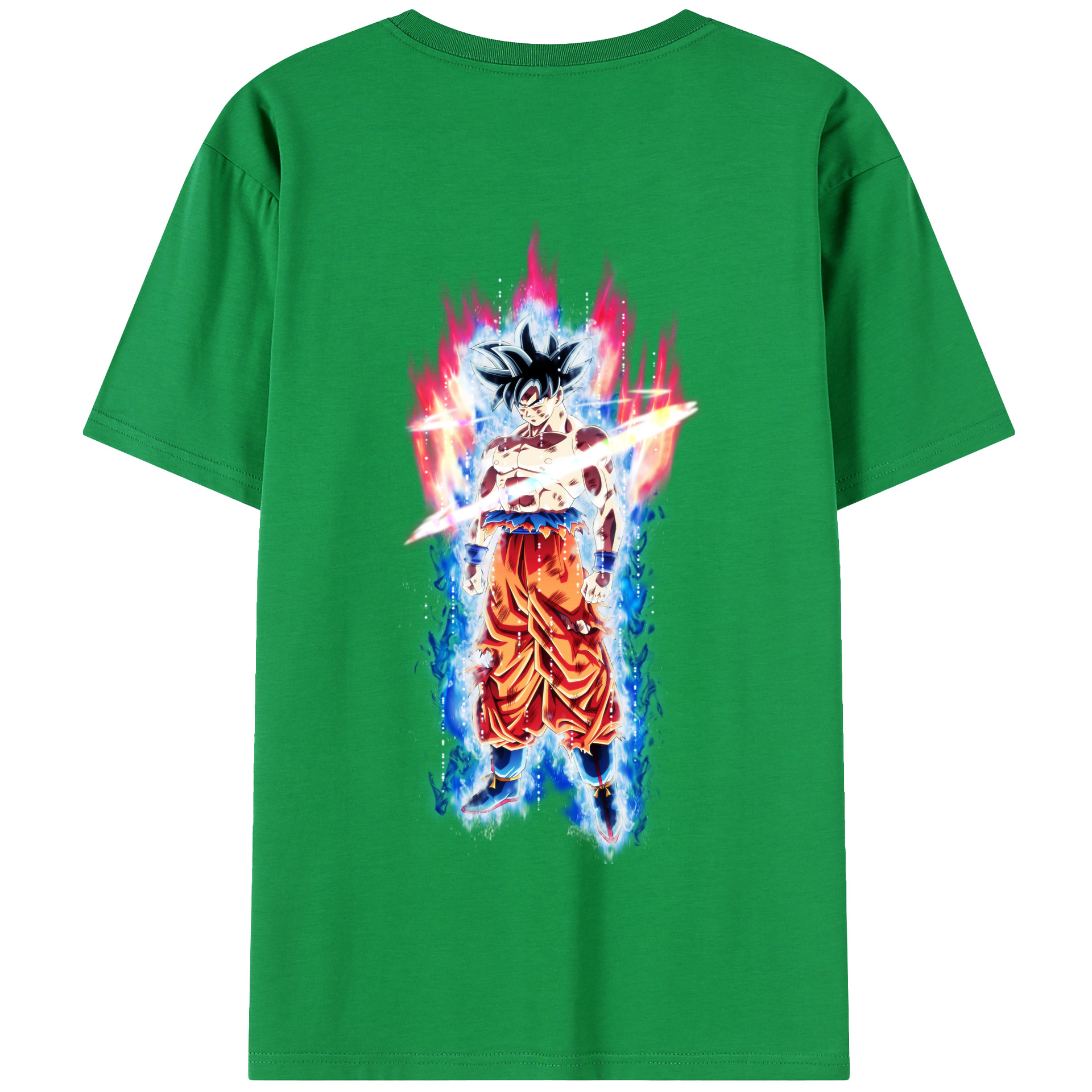 （画像用） ドラゴンボール 孫悟空（そん ごくう）Son Goku カカロット DRAGON BALL Kakarotto 綿100％半袖Tシャツ（背面プリント）