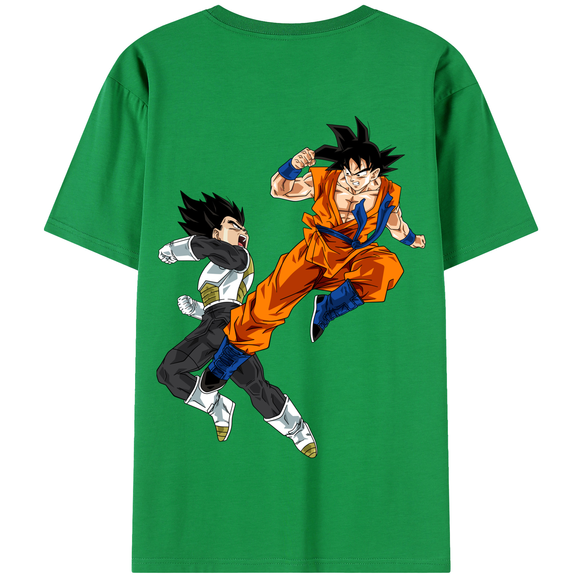 （画像用） ドラゴンボール 孫悟空（そん ごくう）Son Goku カカロット DRAGON BALL Kakarotto 綿100％半袖Tシャツ（背面プリント）