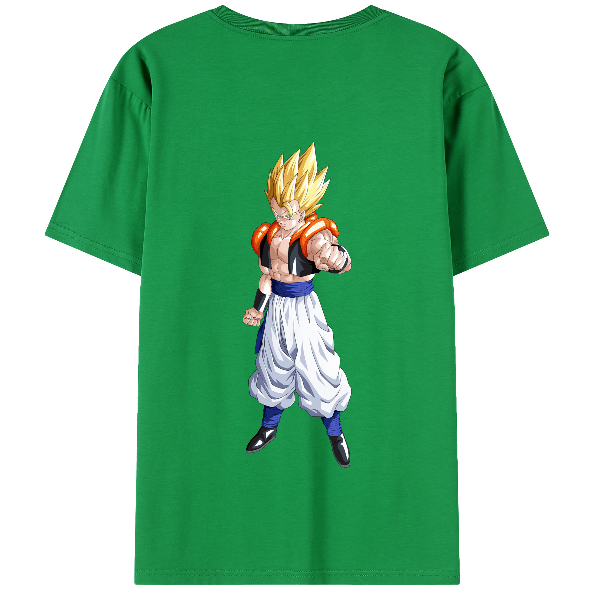 （画像用） ドラゴンボール ベジータ四世（Bejīta Yonsei）DRAGON BALL Vegeta IV 綿100％半袖Tシャツ（背面プリント）