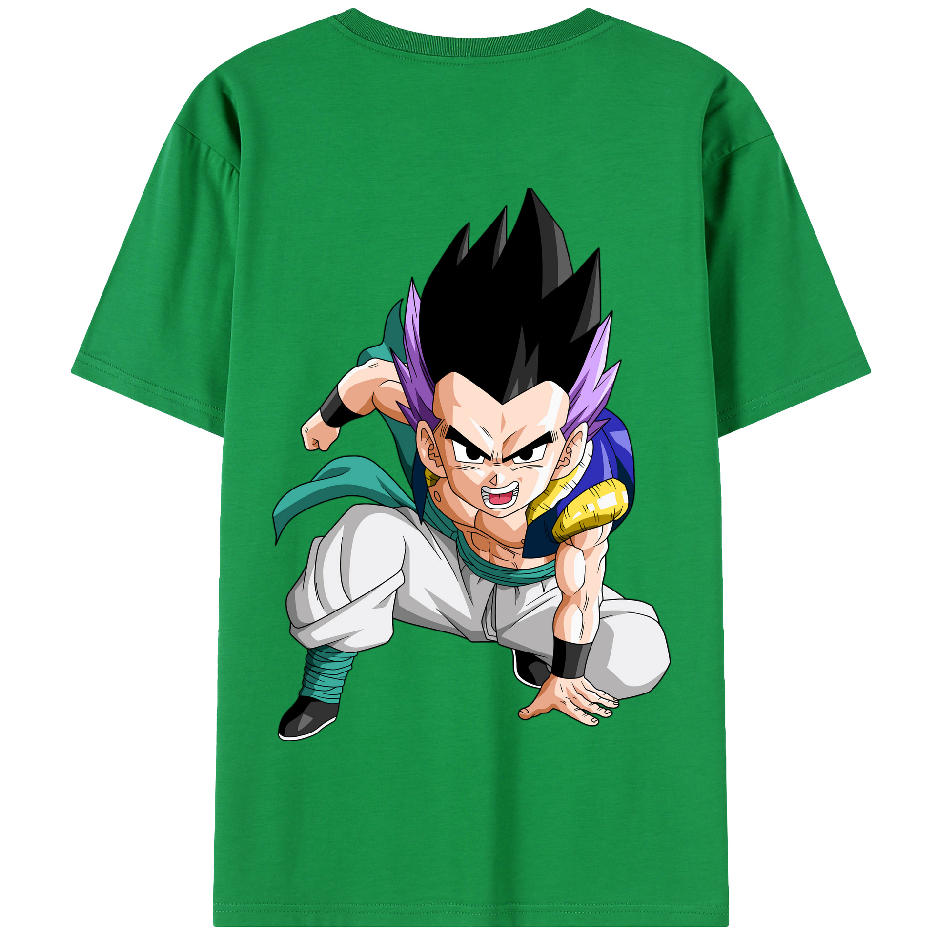 （画像用） ドラゴンボール 孫 悟飯（そんごはん）DRAGON BALL Son Gohan 綿100％半袖Tシャツ（背面プリント）