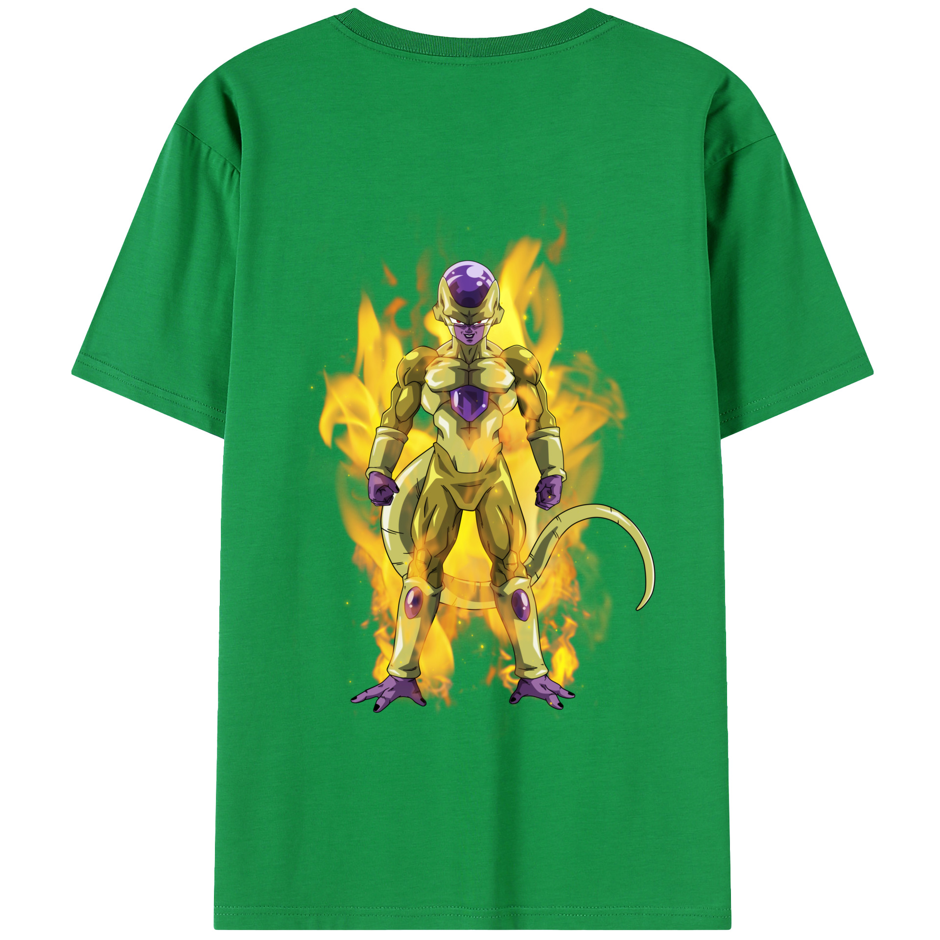 （画像用） ドラゴンボール フリーザ DRAGON BALL Frieza 綿100％半袖Tシャツ（背面プリント）