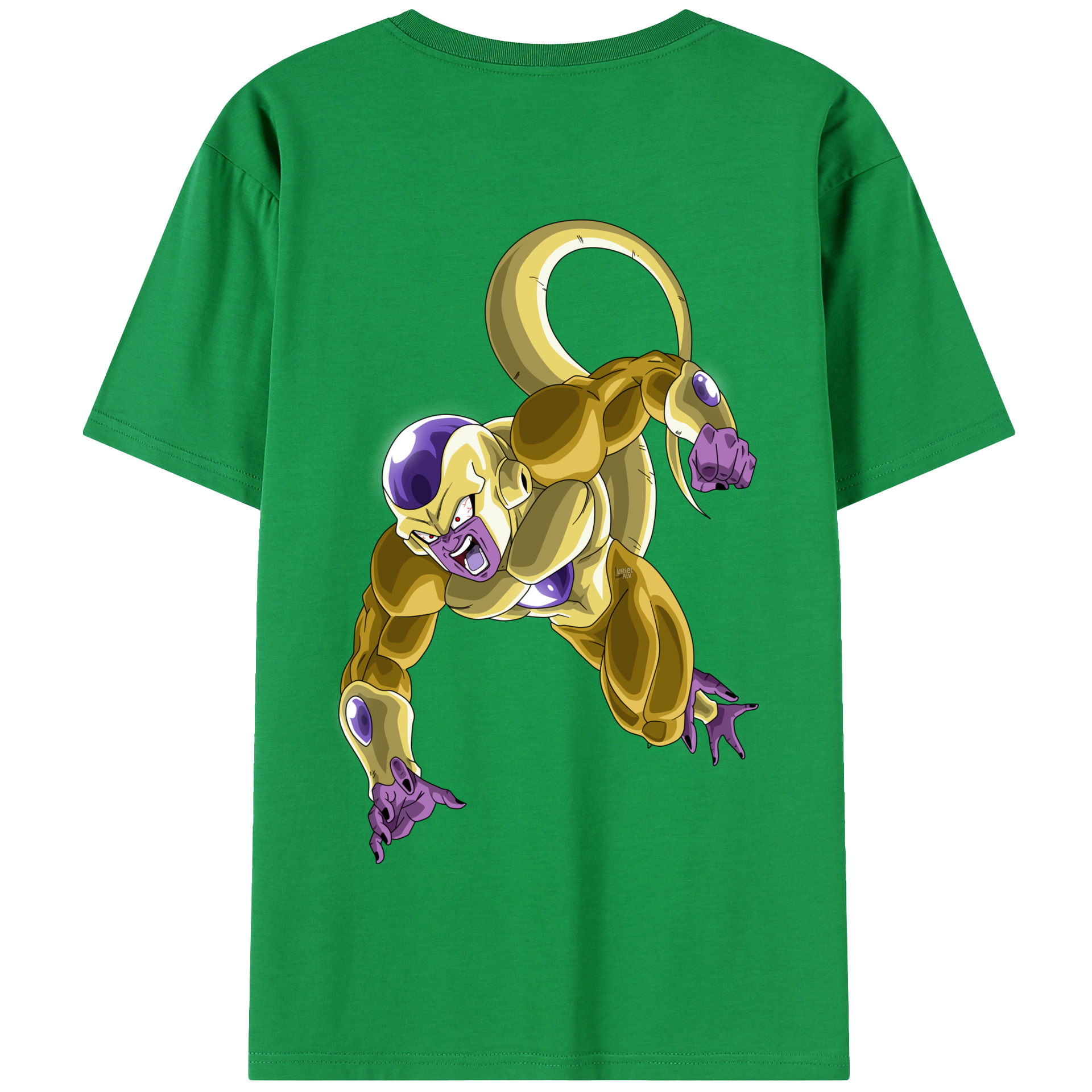 （画像用） ドラゴンボール フリーザ DRAGON BALL Frieza 綿100％半袖Tシャツ（背面プリント）