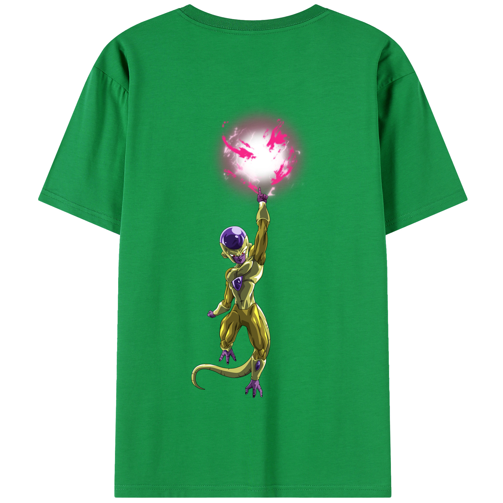 （画像用） ドラゴンボール フリーザ DRAGON BALL Frieza 綿100％半袖Tシャツ（背面プリント）