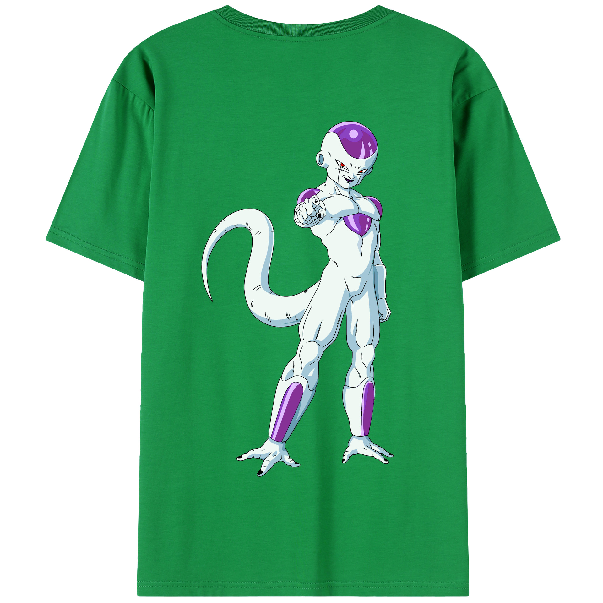 （画像用） ドラゴンボール フリーザ DRAGON BALL Frieza 綿100％半袖Tシャツ（背面プリント）