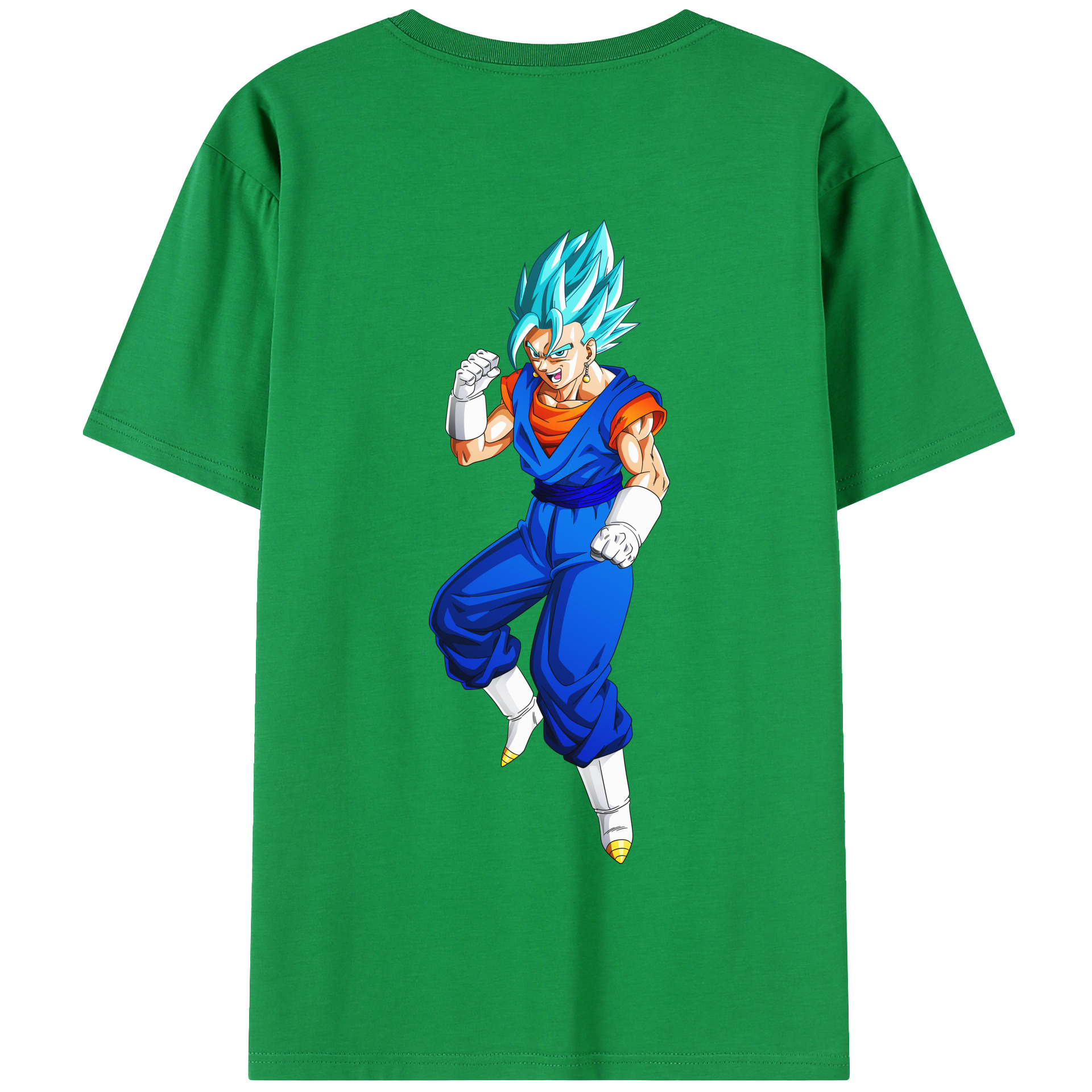 （画像用） ドラゴンボール ベジット DRAGON BALL Vegetto 綿100％半袖Tシャツ（背面プリント）