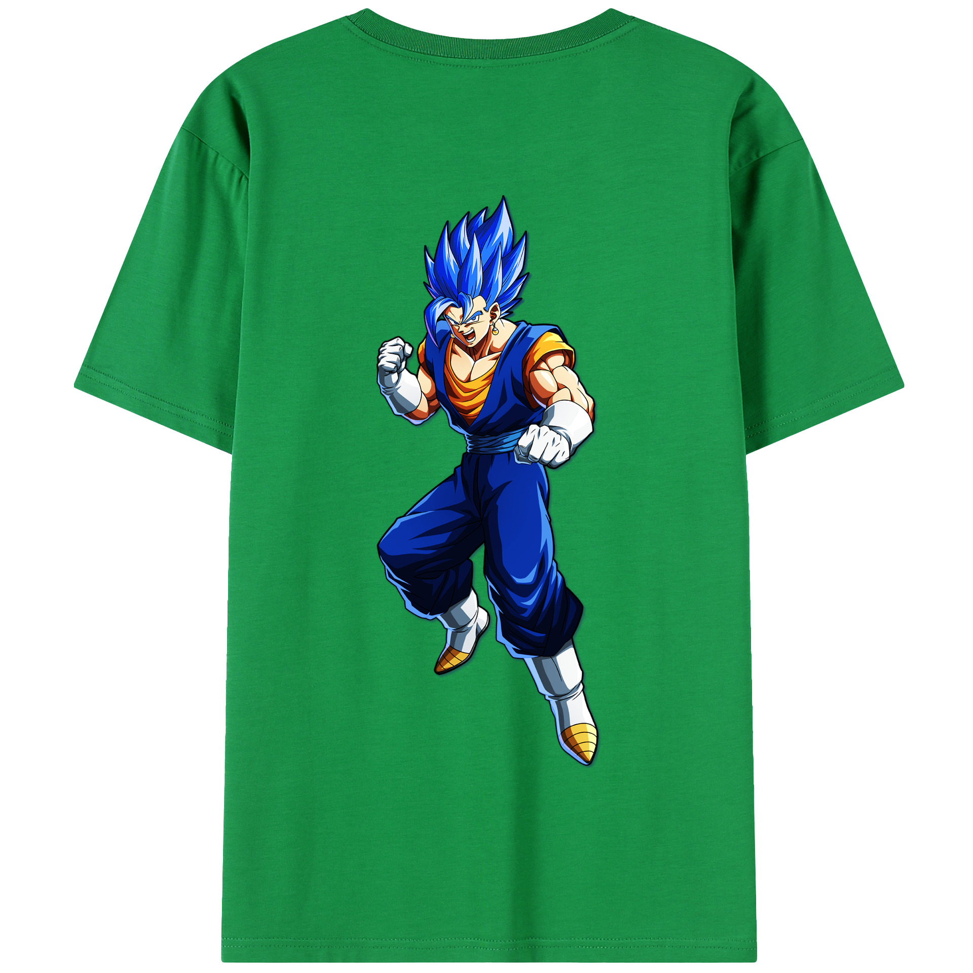 （画像用） ドラゴンボール ベジット DRAGON BALL Vegetto 綿100％半袖Tシャツ（背面プリント）