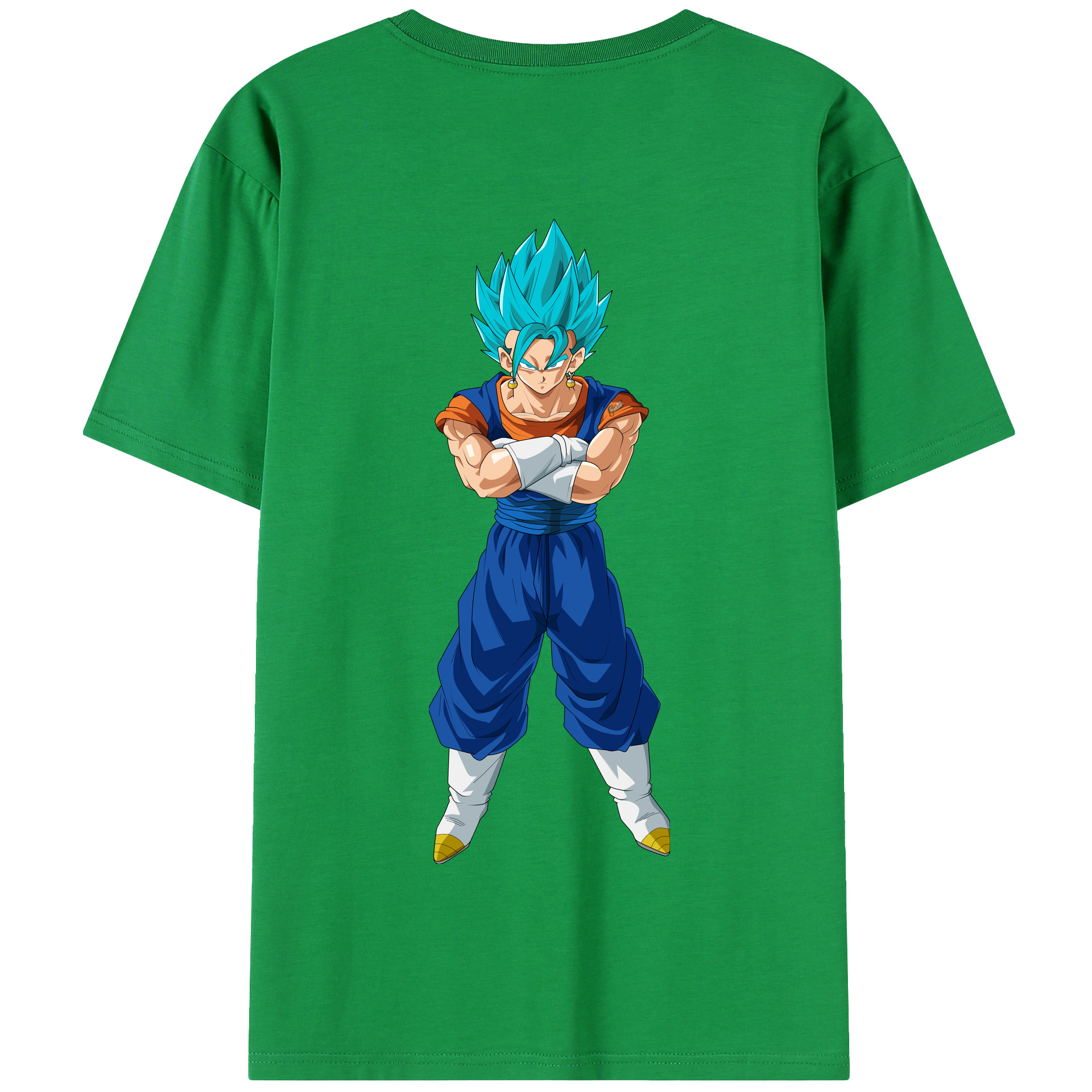 （画像用） ドラゴンボール ベジット DRAGON BALL Vegetto 綿100％半袖Tシャツ（背面プリント）