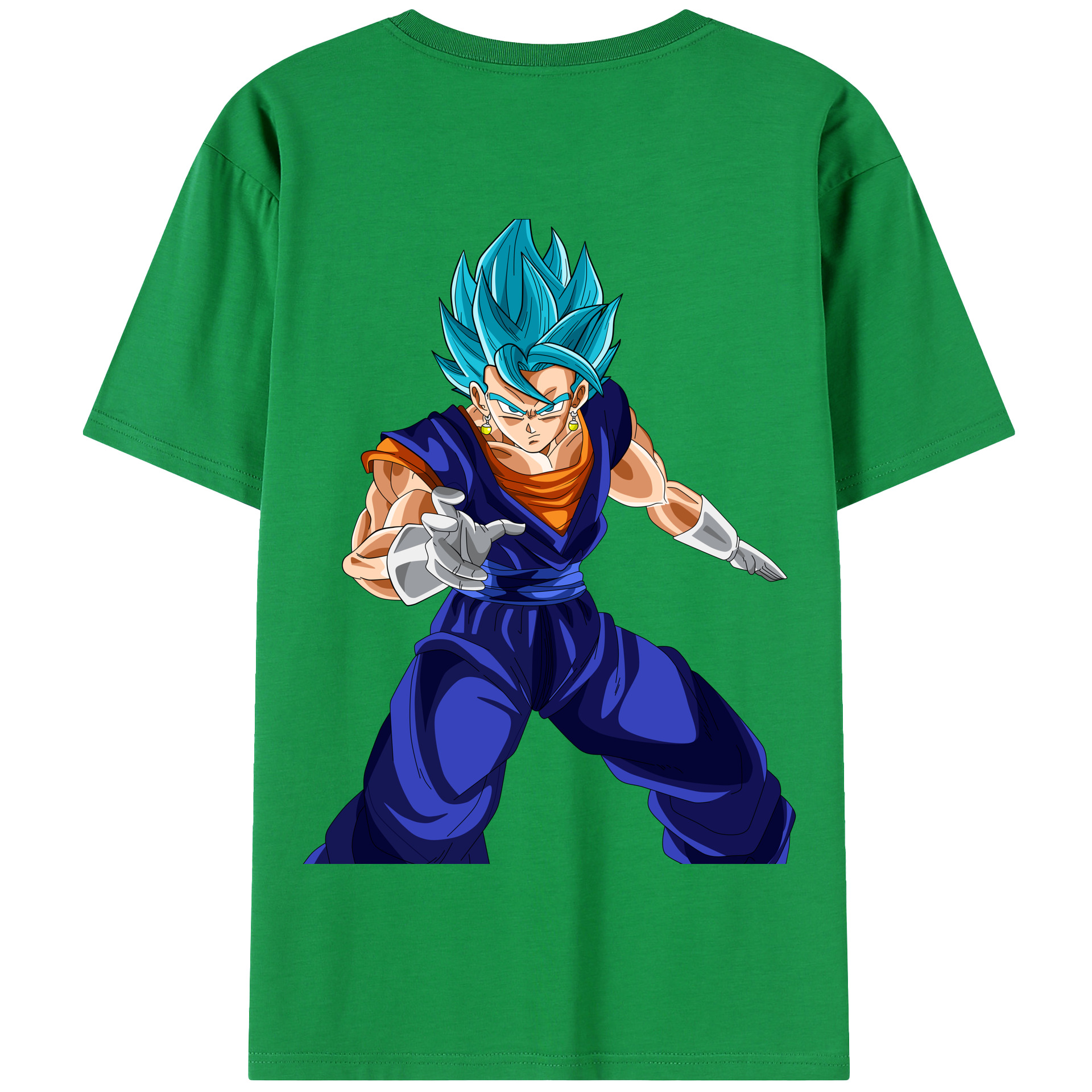 （画像用） ドラゴンボール ベジット DRAGON BALL Vegetto 綿100％半袖Tシャツ（背面プリント）